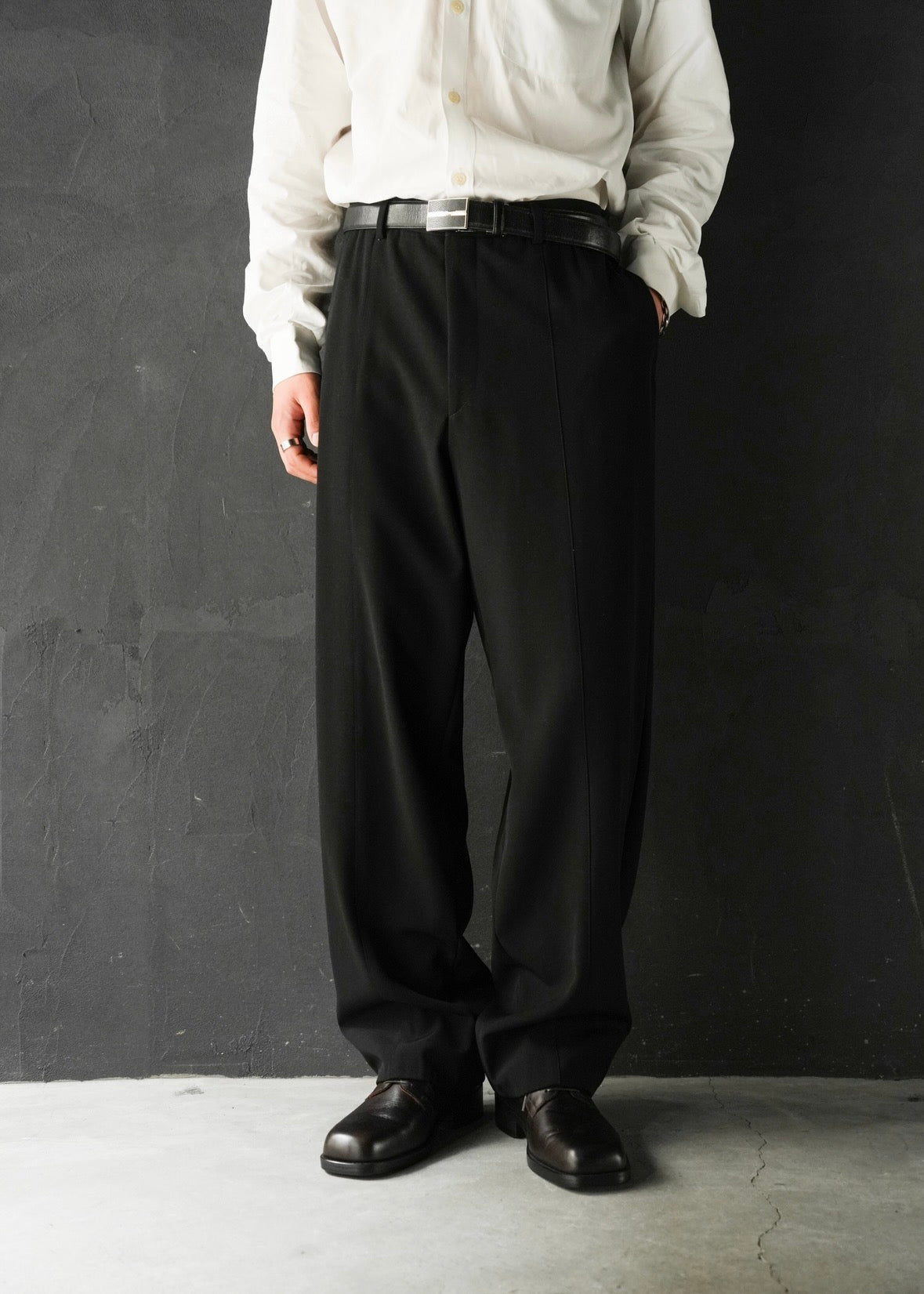 90-00’s GIORGIO ARMANI tapered wool slacks