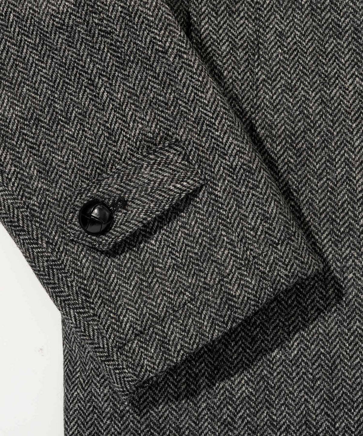 PHENIX by TKMT TYPE P-002A wool tweed balmacaan coat / Gray