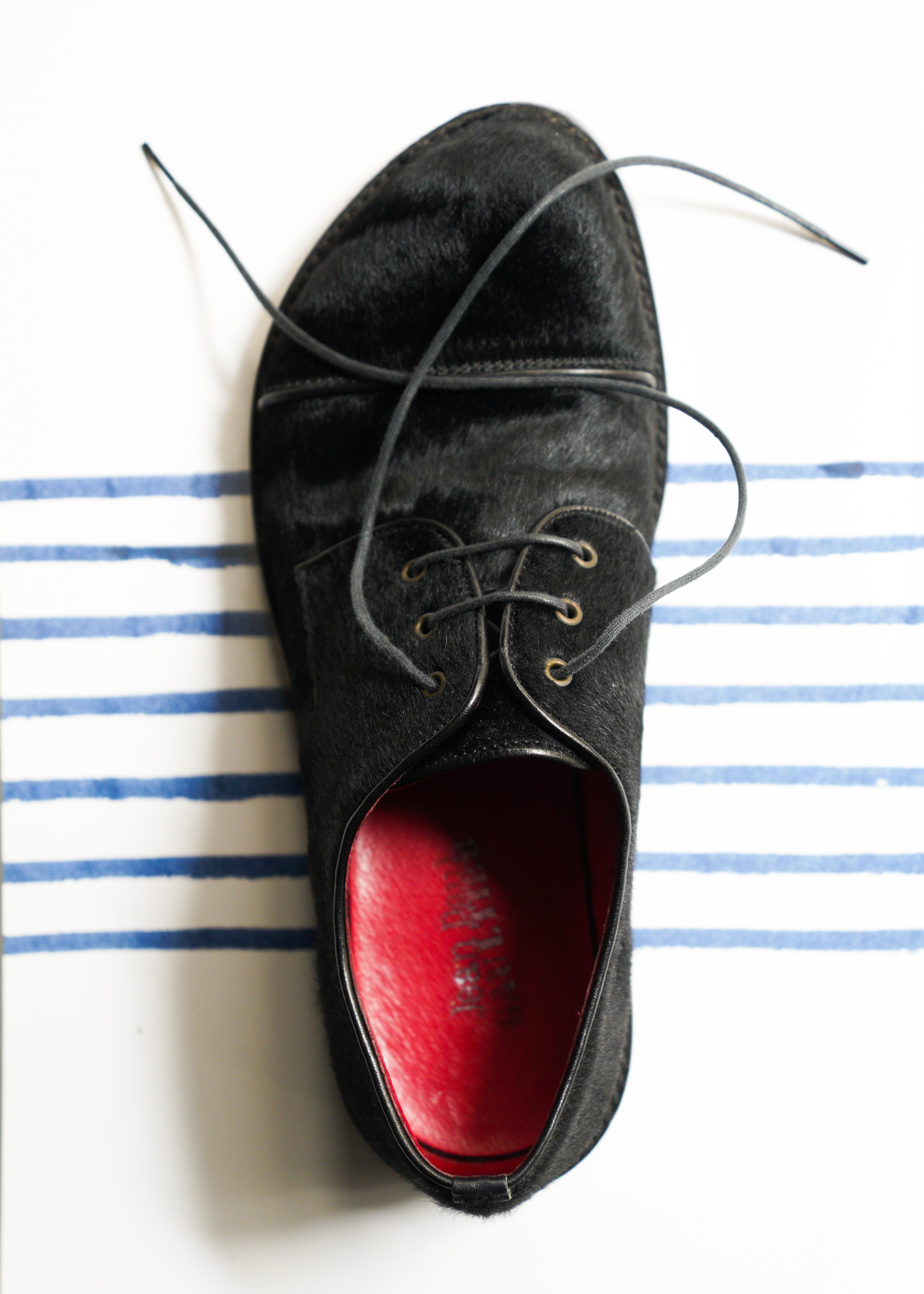 00’s Jean Paul Gaultier claf hair race up shoes