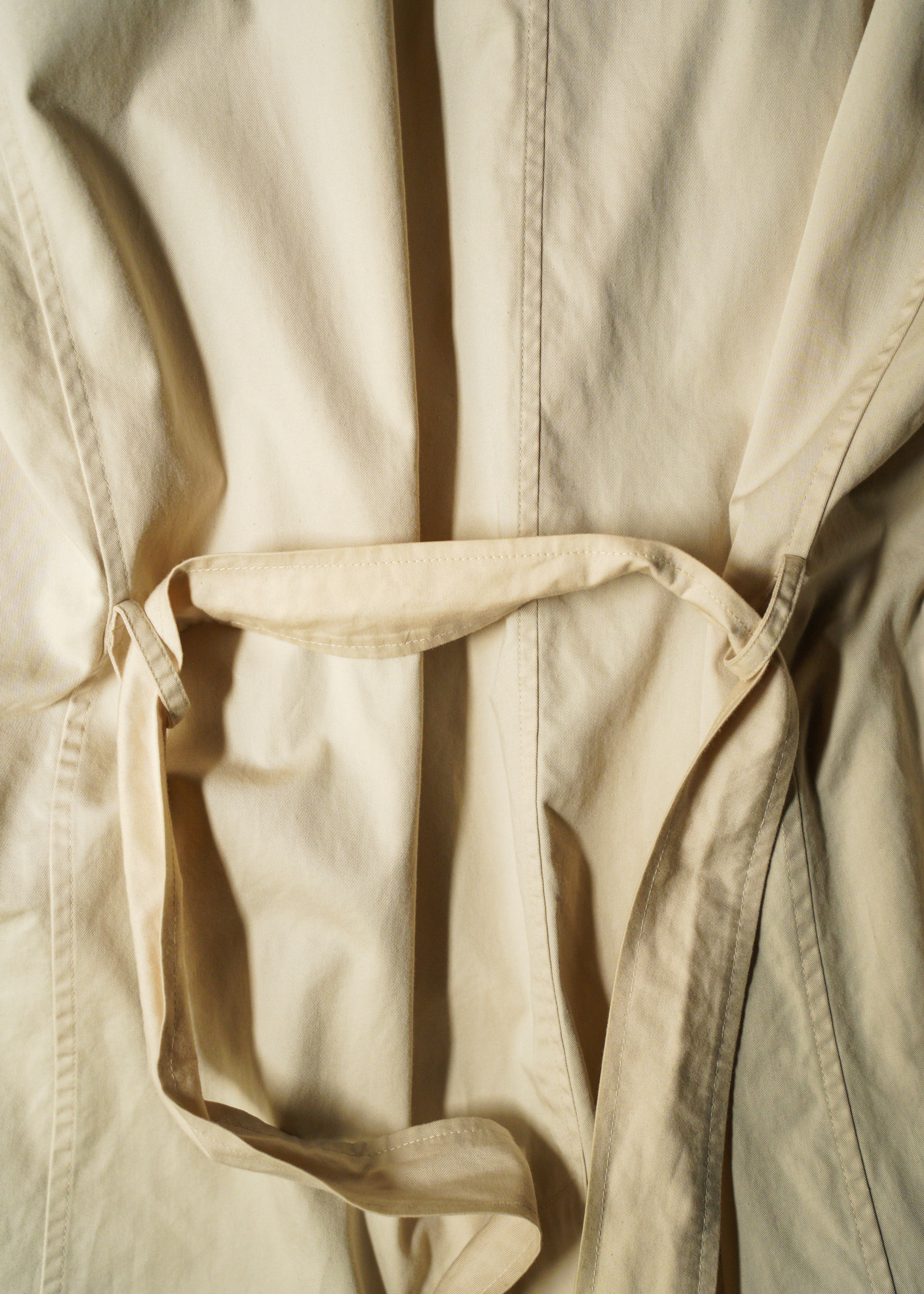 90's agnes b. homme fly front balmacaan coat