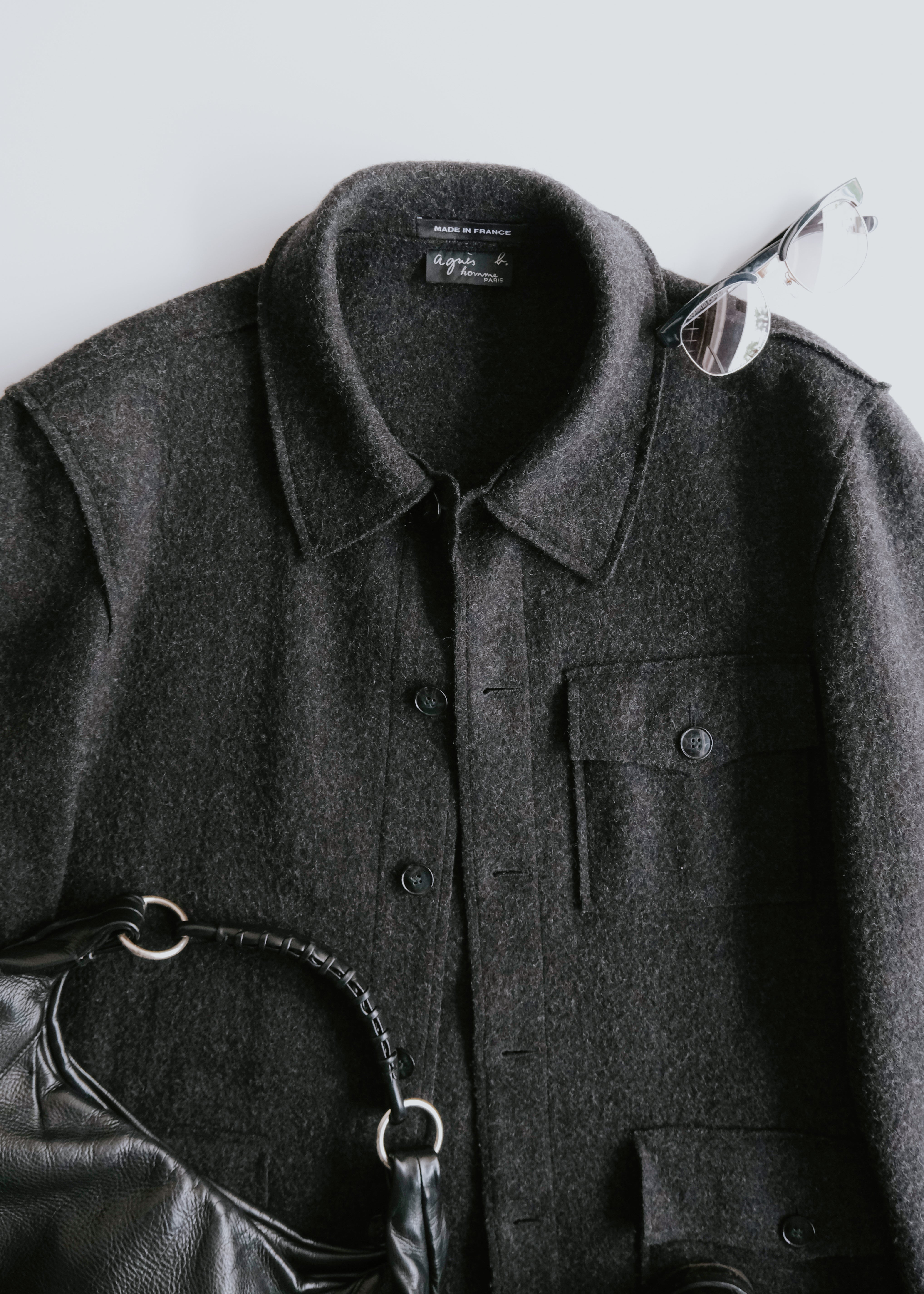 90-00's agnes b. homme 3 pocket utility jacket