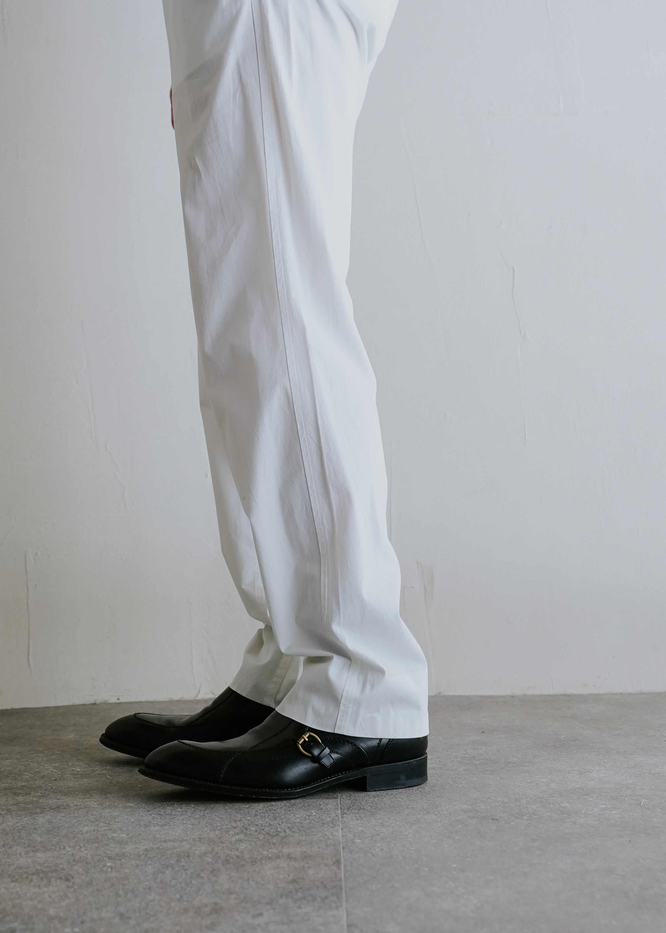 ISSEY MIYAKE  MEN 13SS lightweight cotton tapered trousers