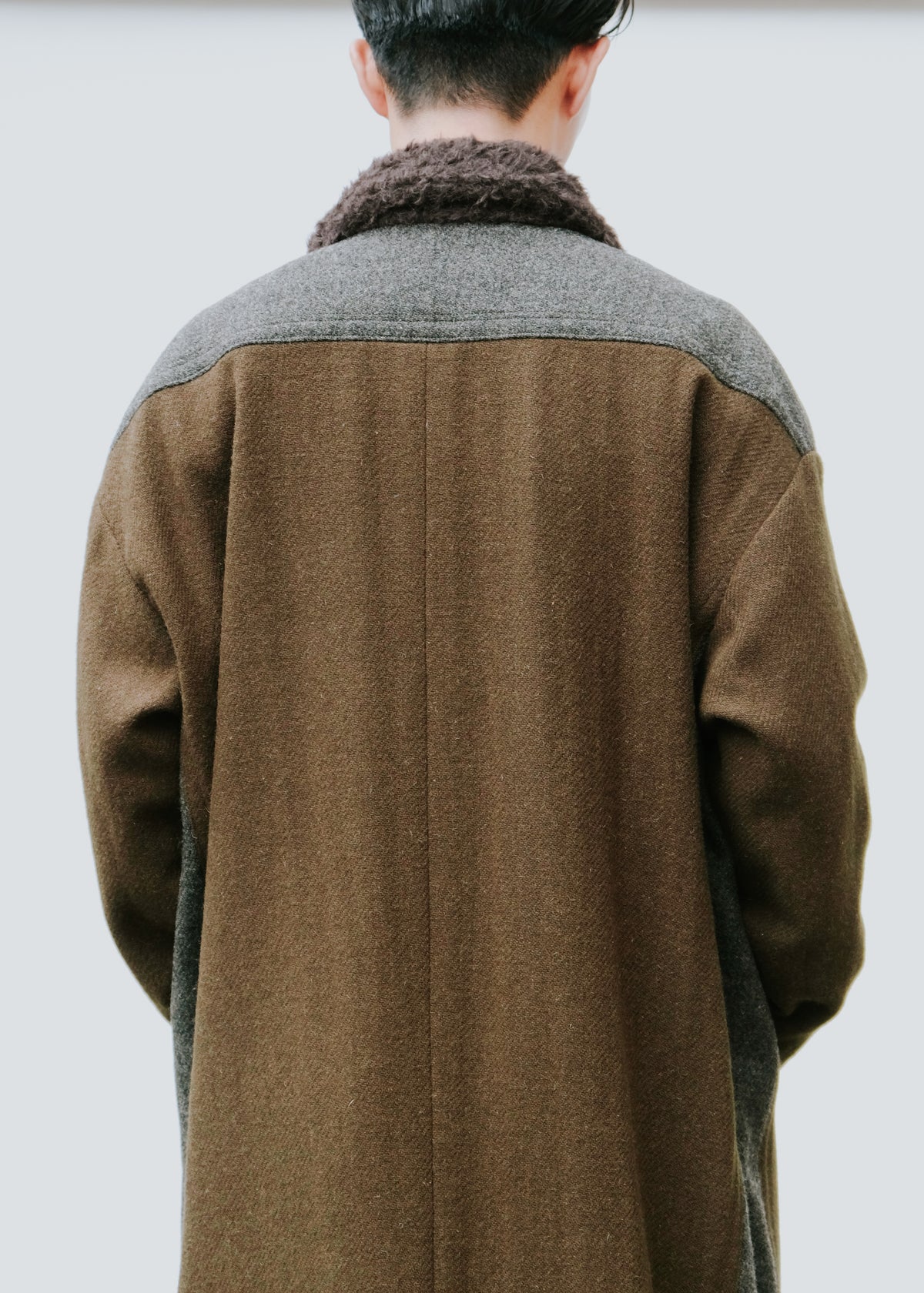 NAMACHEKO 26AW EMLEY コート SPECKLED MOSS GREEN メンズ