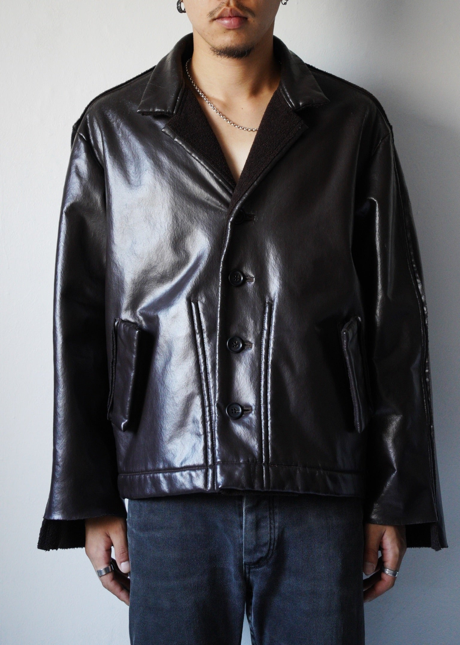 Y's 95AW coating reversible bore blouson
