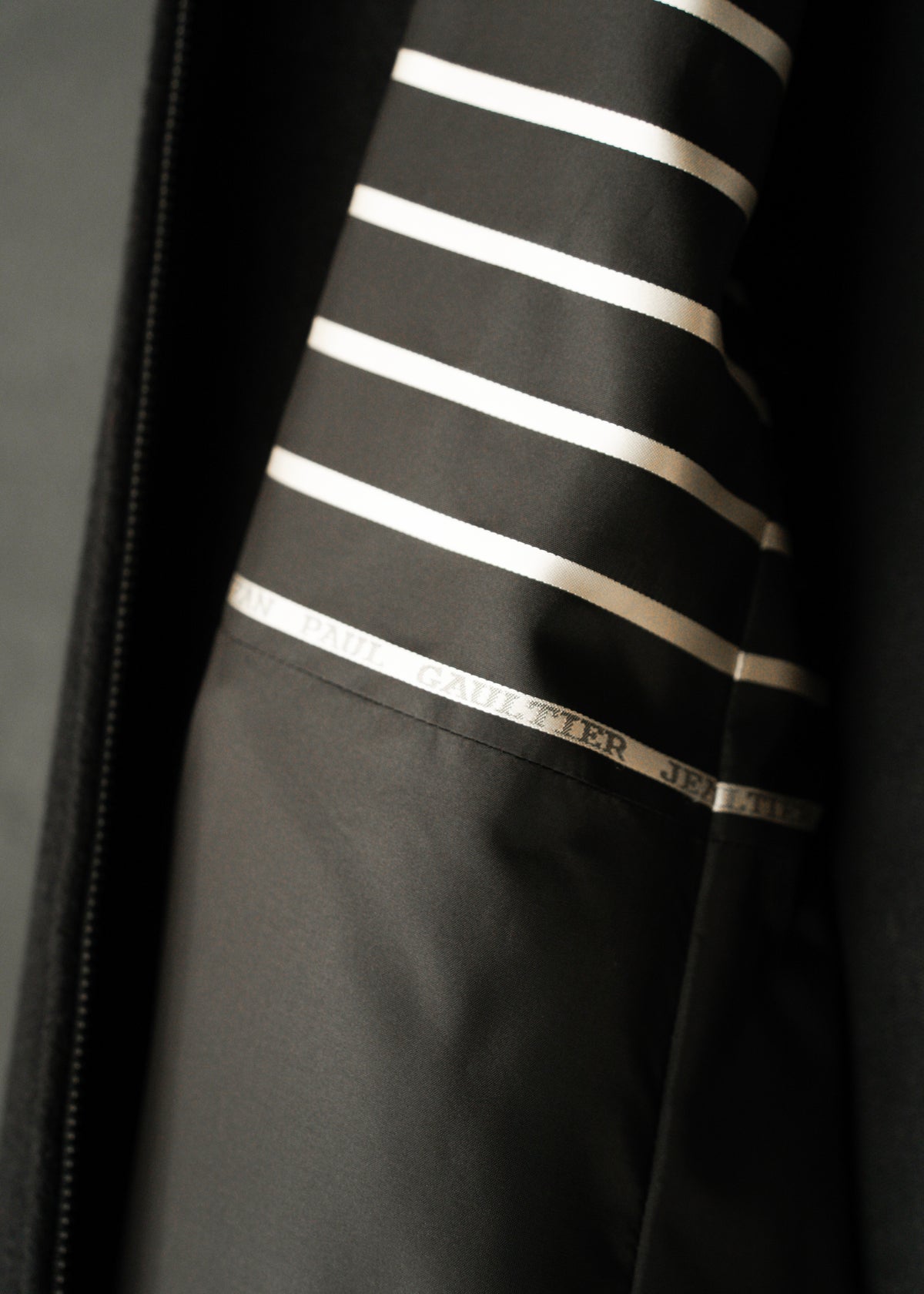 Jean Paul Gaultier HOMME belted neck double zip angora blend wool maxi-length coat