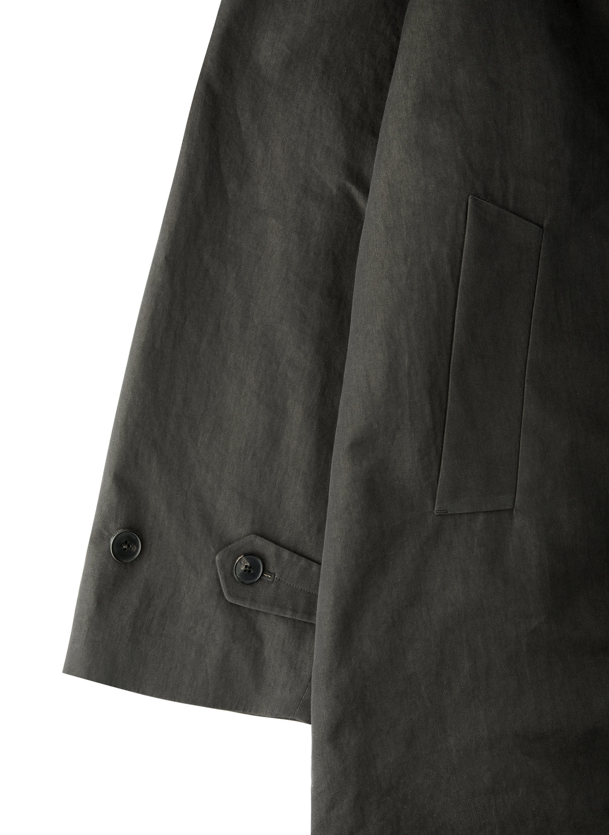 POST ARCHIVE FACTION 26SS Trimmed Coat / Earth