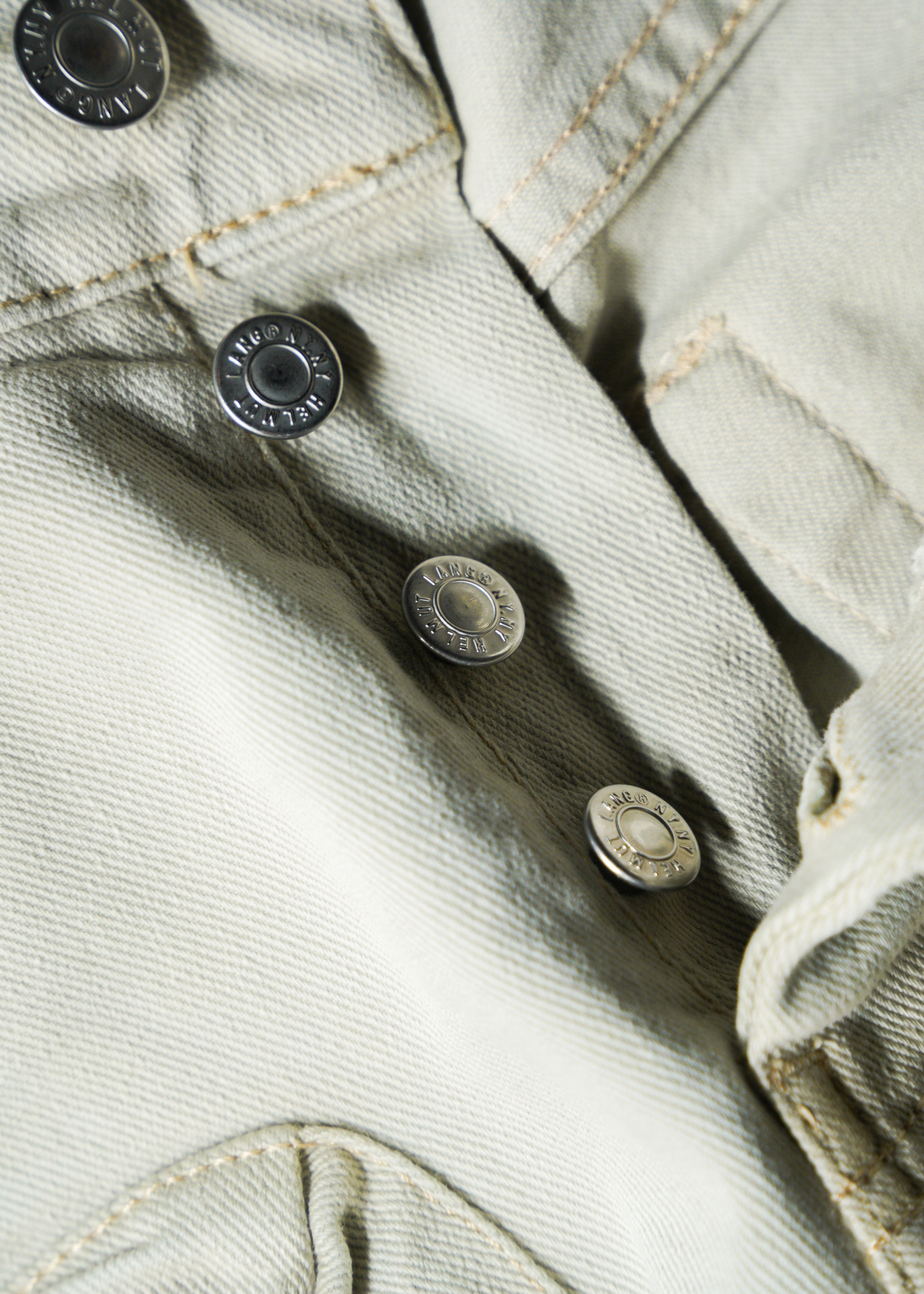 HELMUT LANG 04SS zip pocket classic cut denim