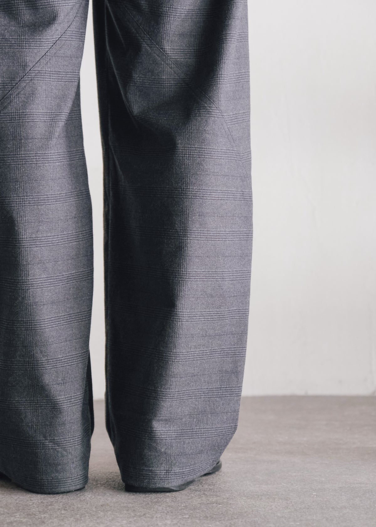 Ex. HOMO LUDENS 26AW Y.M. Jockey easy pants / charcoal