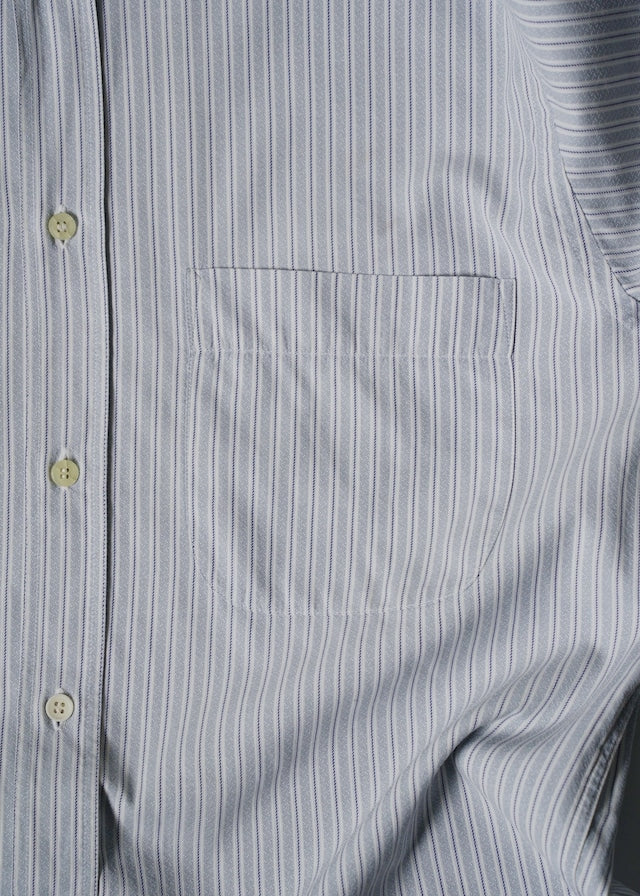 90's GIORGIO ARMANI stripe long tail shirt
