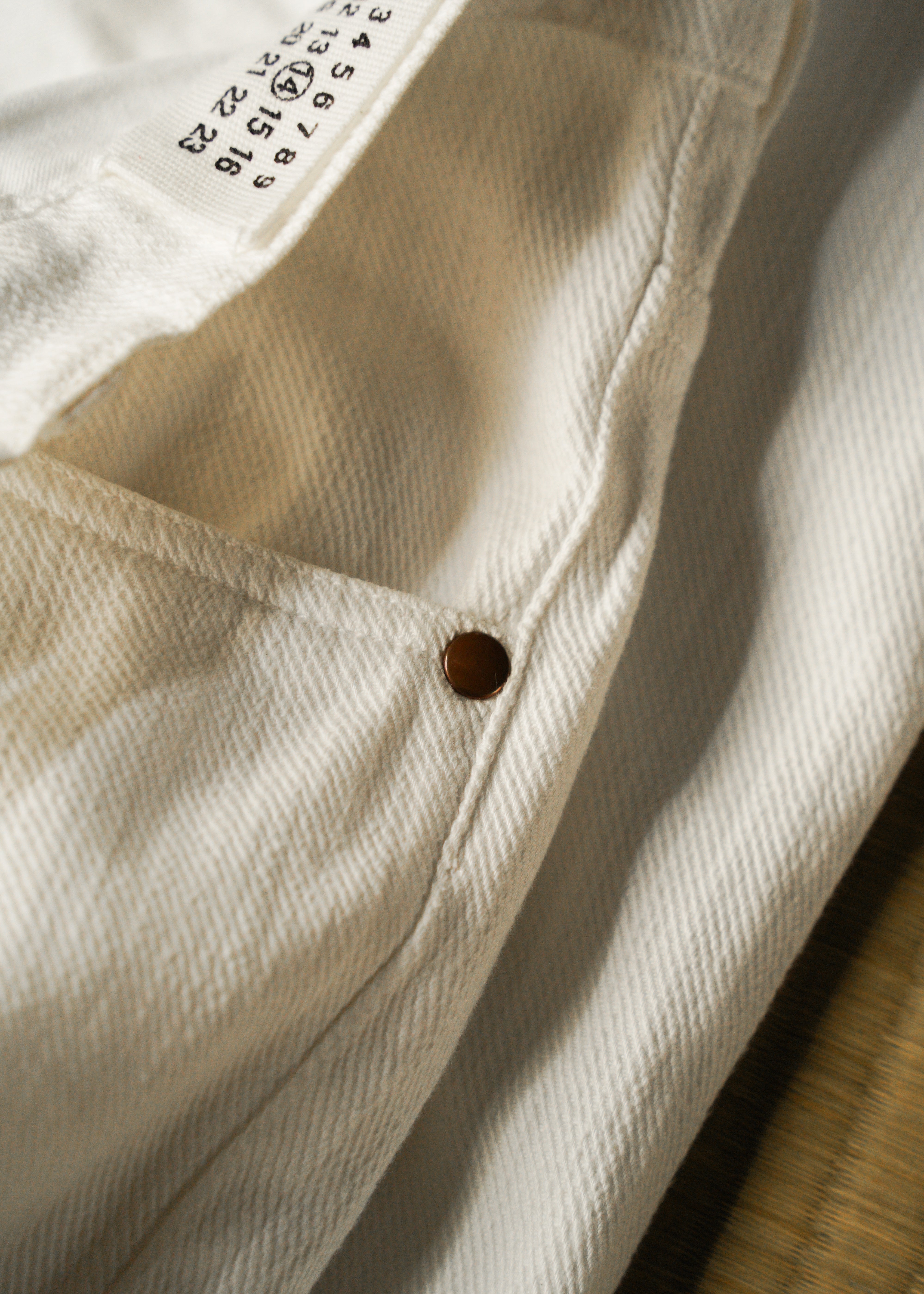 Martin Margiela 06AW 5 pocket straight cotton trousers