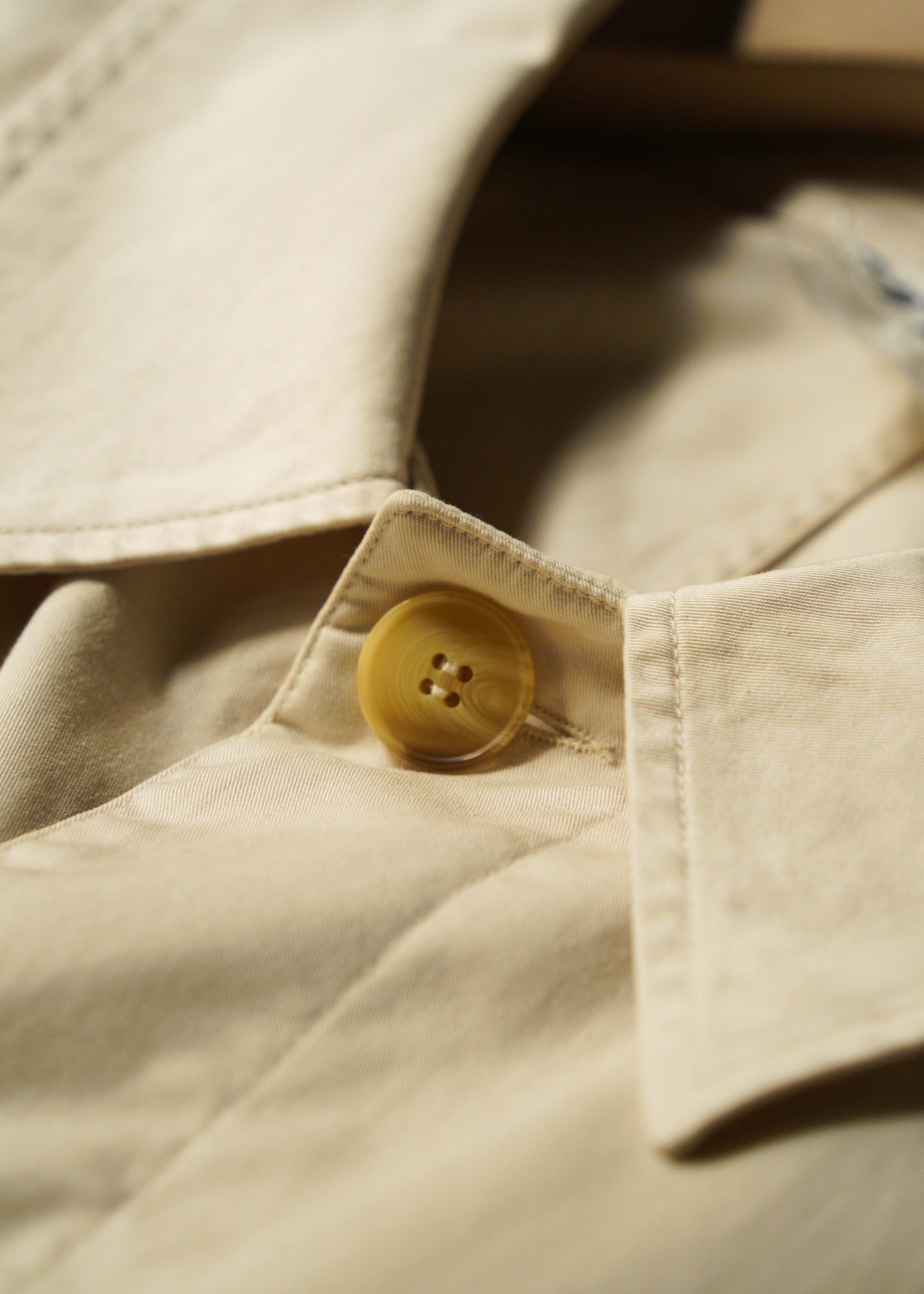 90's agnes b. homme fly front balmacaan coat