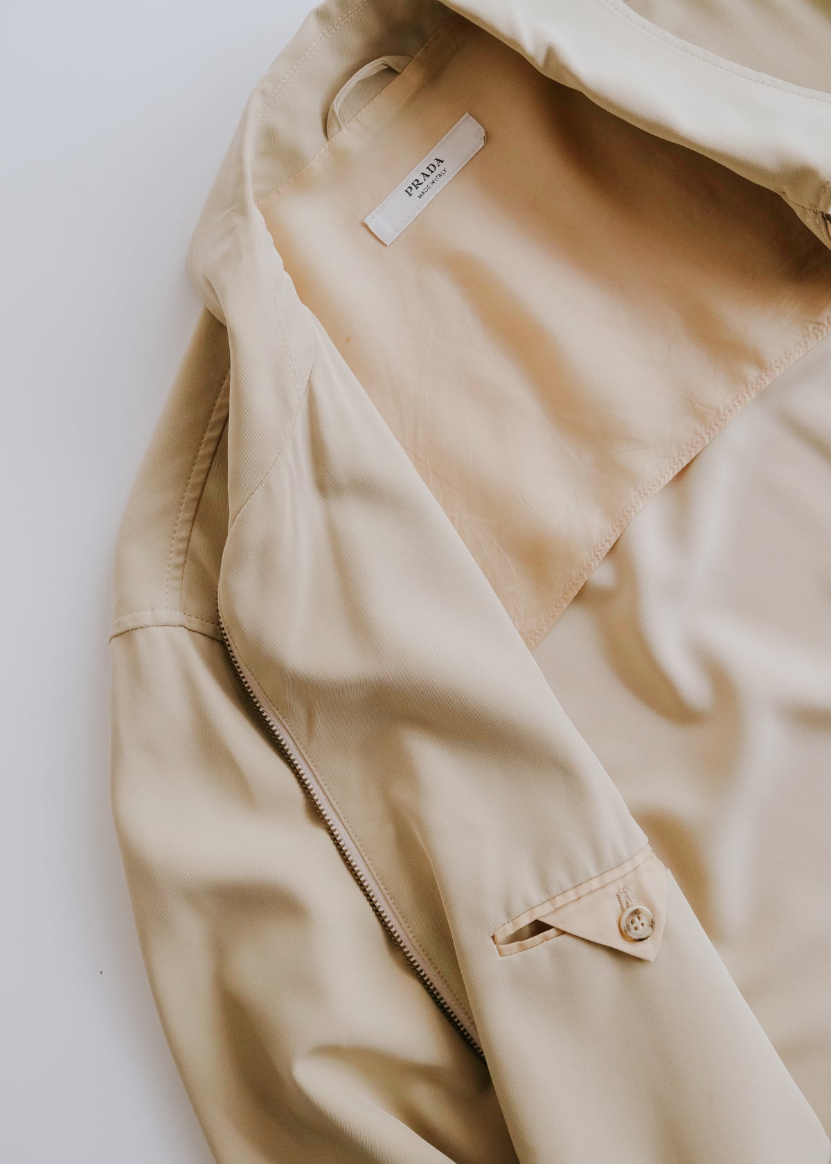 00-10’s PRADA double zip up blouson