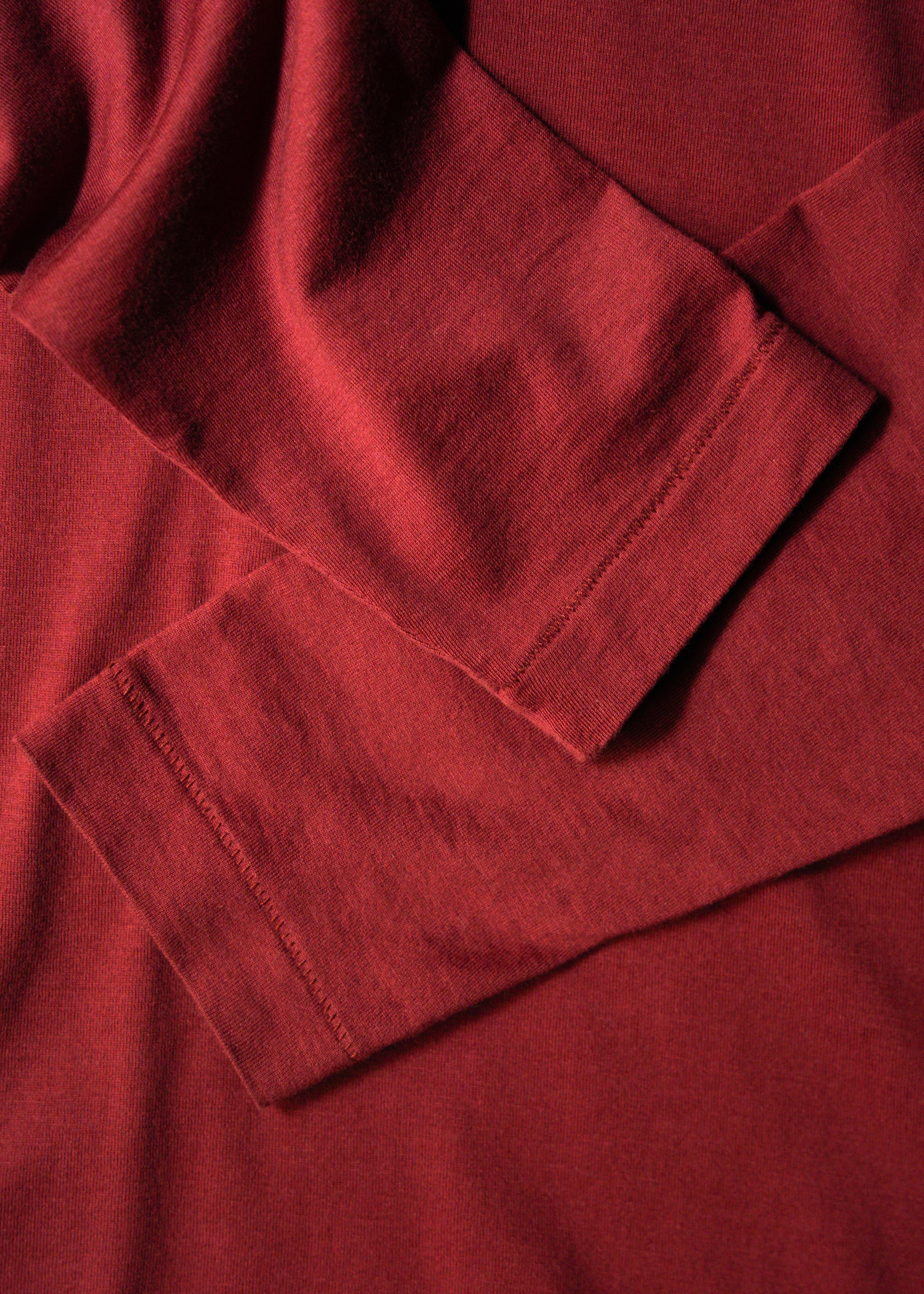 BOTTEGA VENETA 2010SS V neck cotton long sleeve top