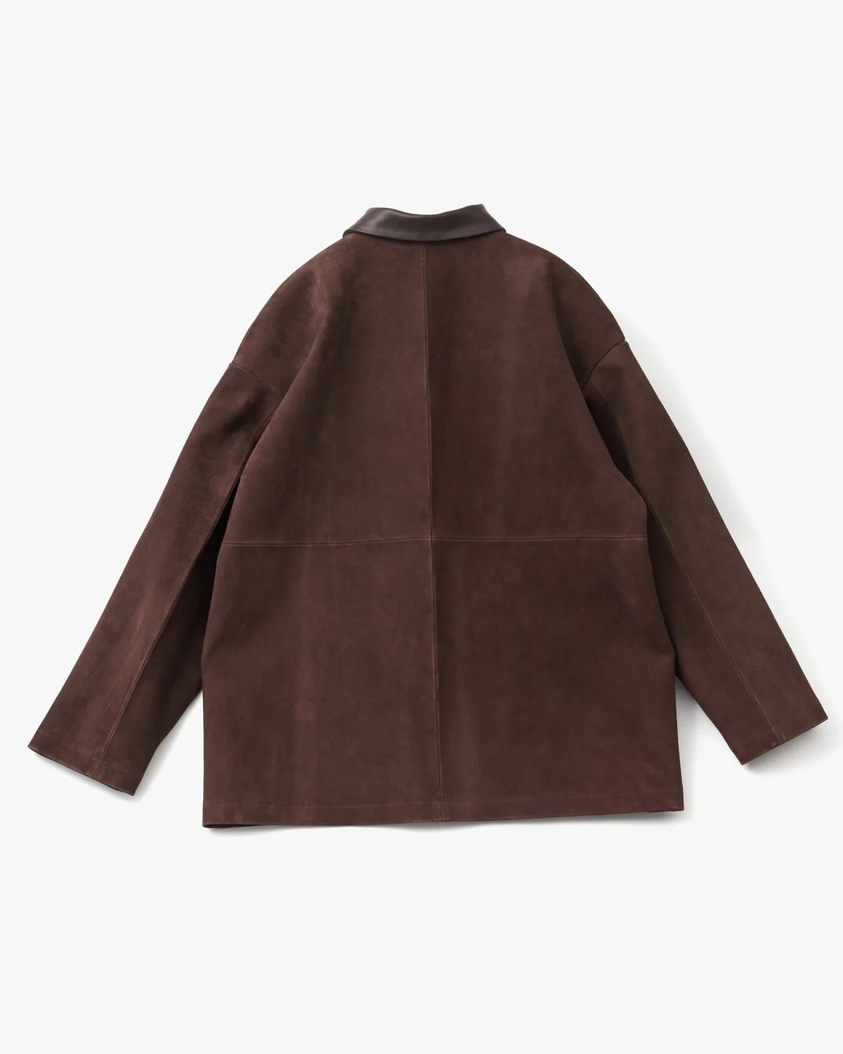 beta post 26AW goat suede relax leather jacket / D.brown