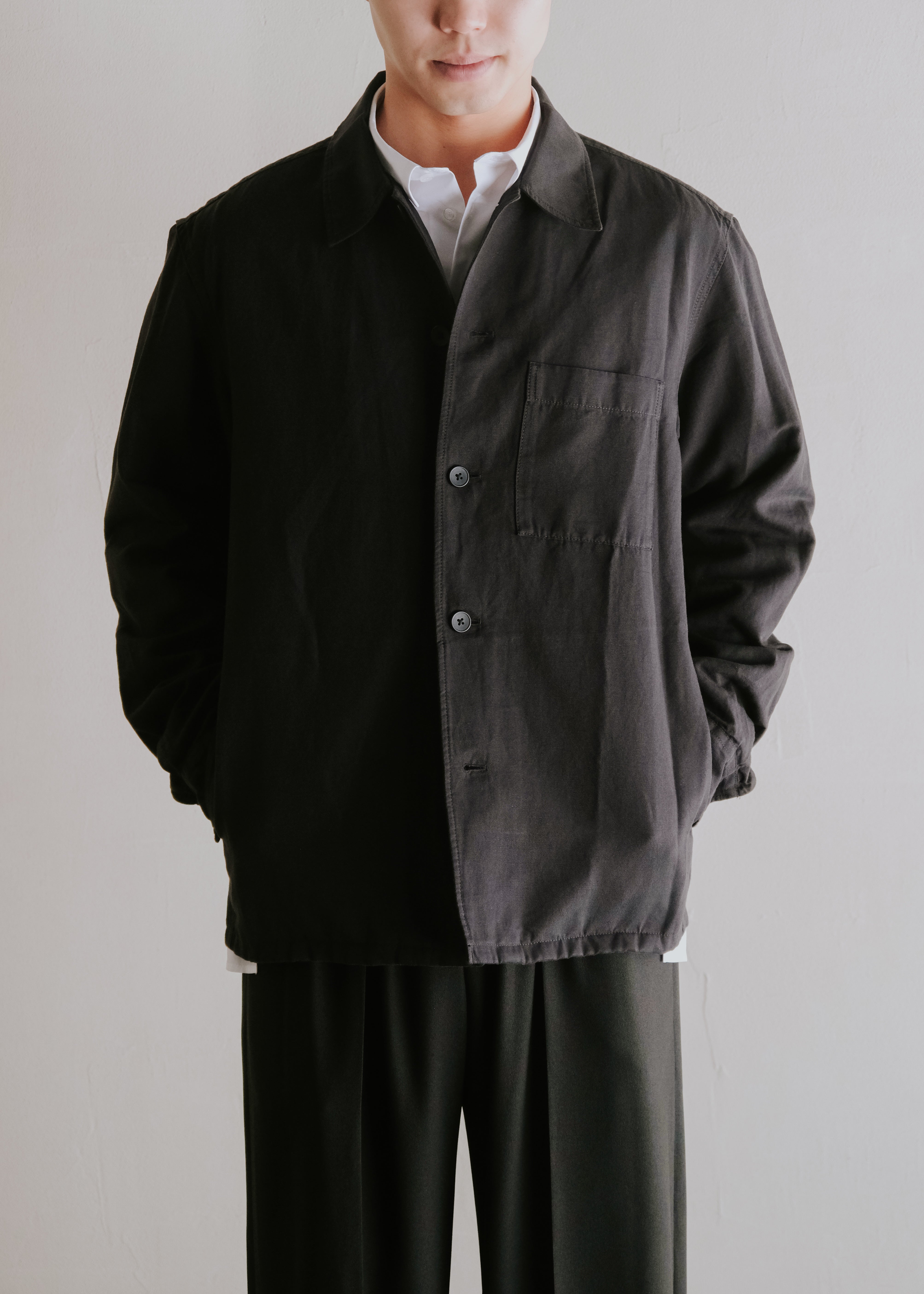 JEAN PAULKNOTT 26SS MEN'S WORKER JACKET / BLACK