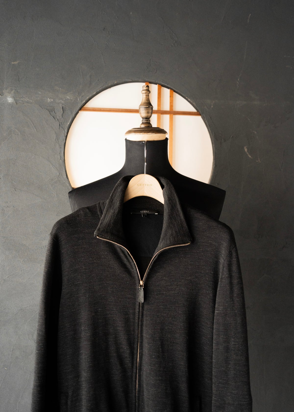 00’s GUCCI by Tom Ford zip up wool blend sweater