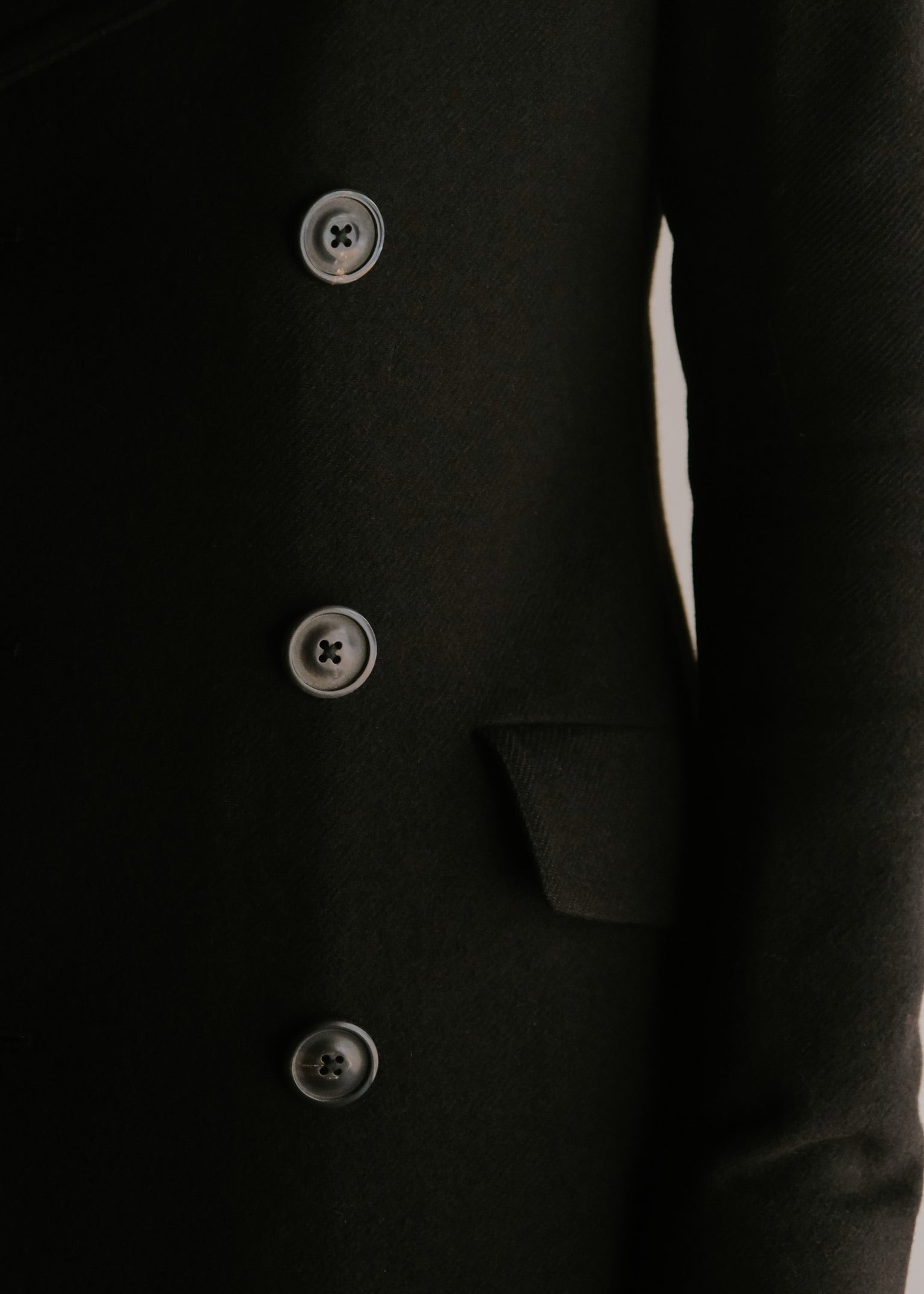 Martin Margiela 05AW wool military P coat