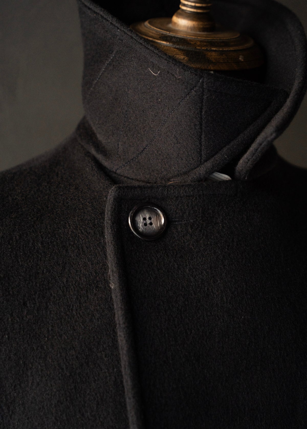 90’s agnes b. homme cashmere blend wool p coat