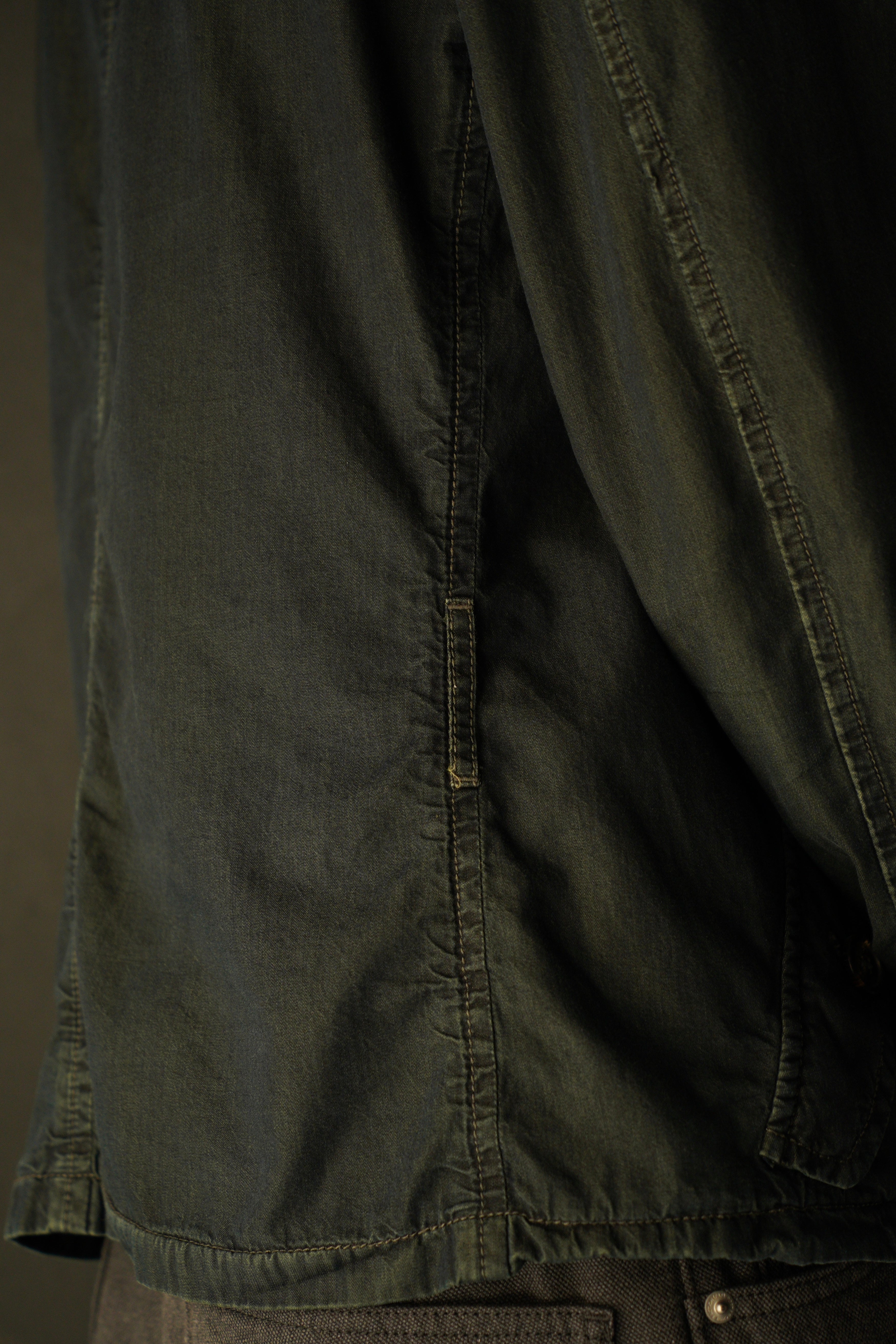 00's PRADA over dye drizzler jacket
