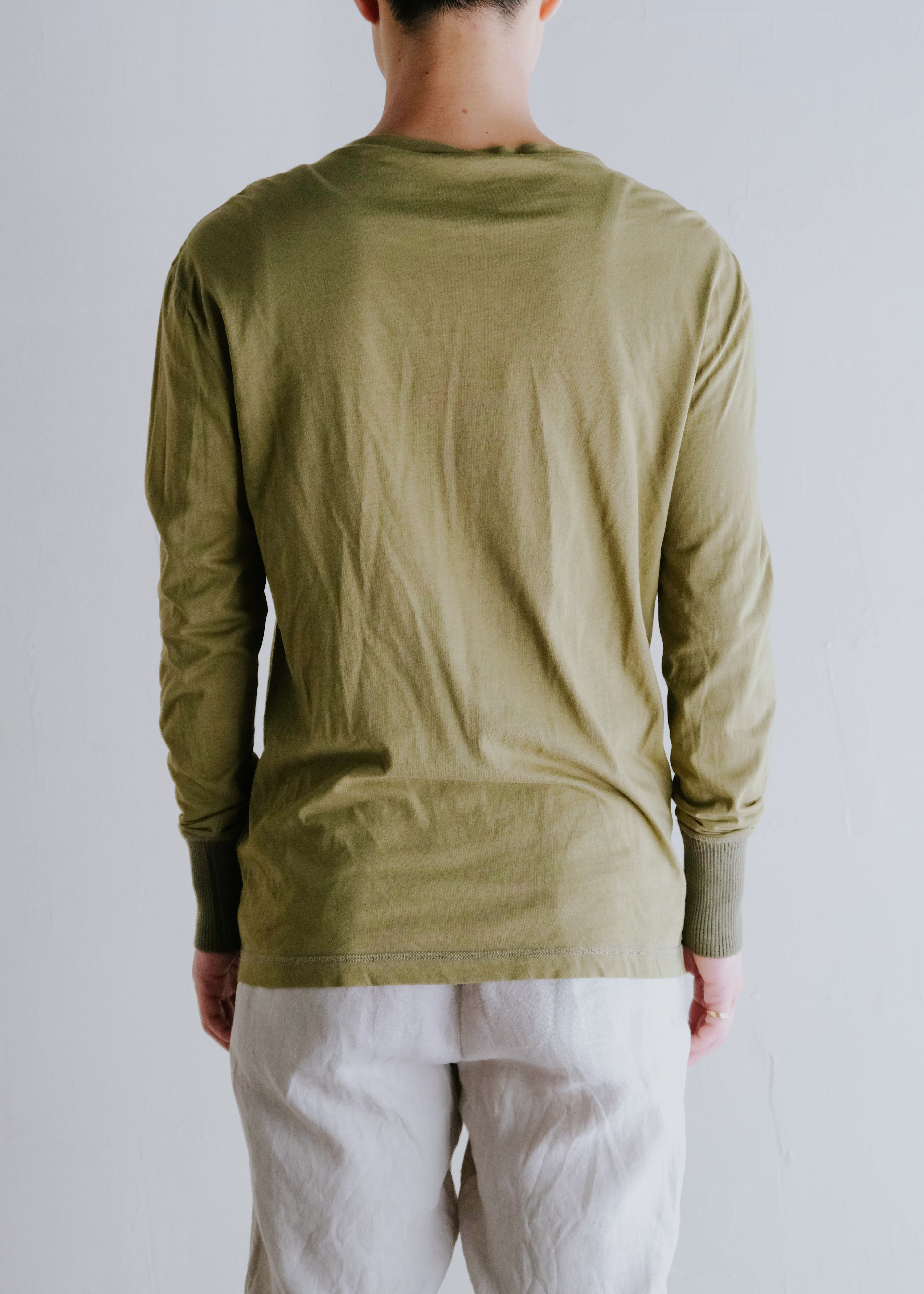 10's BOTTEGA VENETA by Thomas Maier switching yoke L/S T-shirt