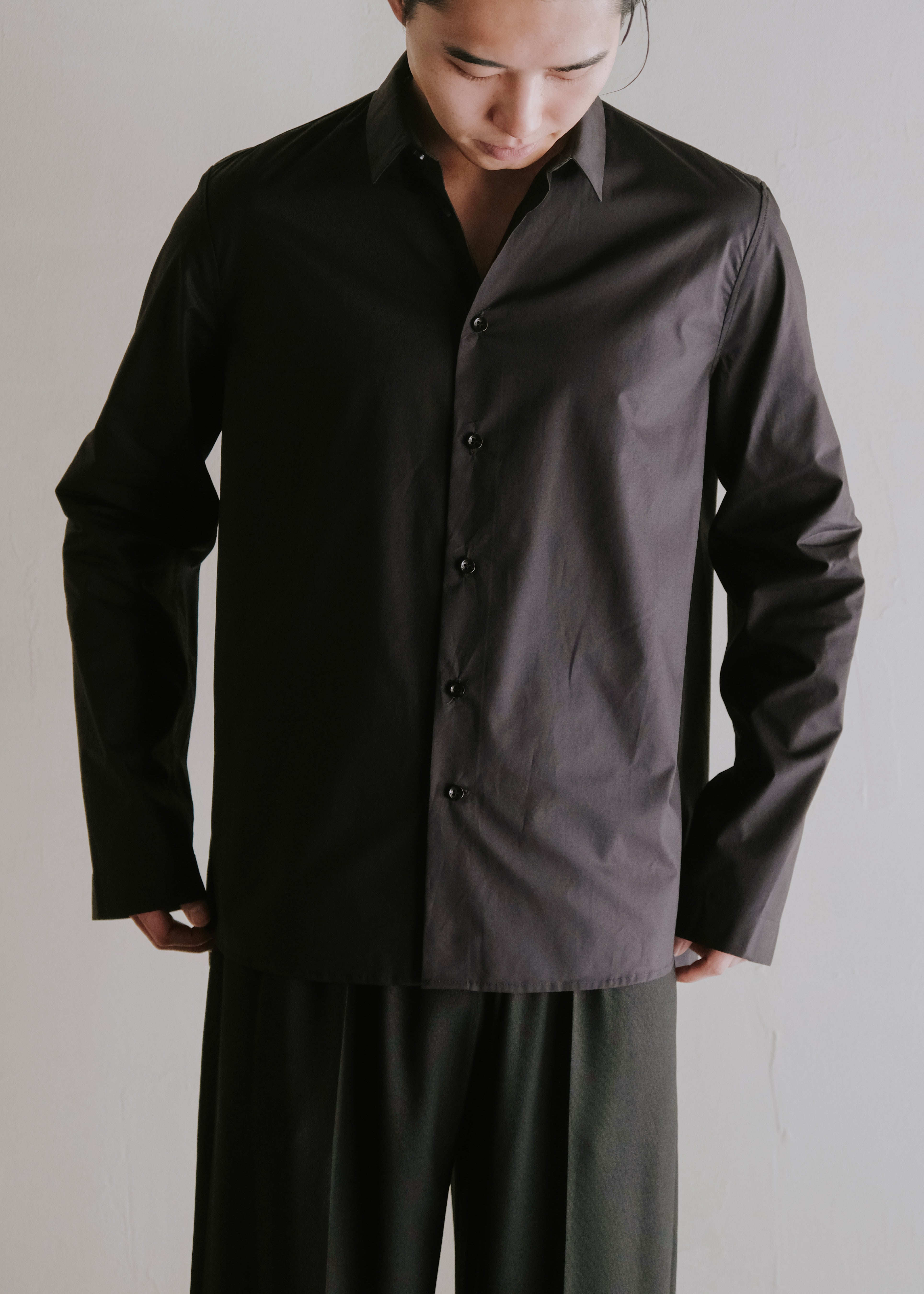CETTEN | JEANPAULKNOTT 26SS WORKER SHIRT / BLACK