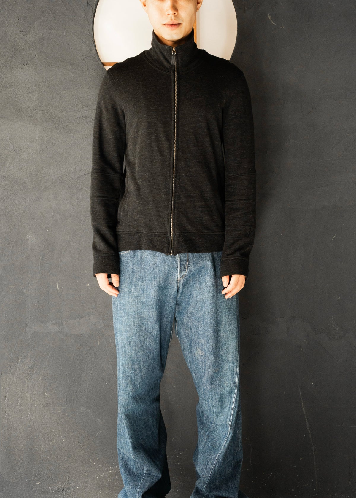 00’s GUCCI by Tom Ford zip up wool blend sweater
