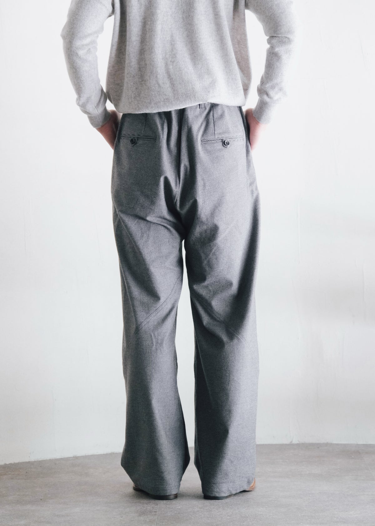 Ex. HOMO LUDENS 26AW Y.M. Jockey easy pants / gray