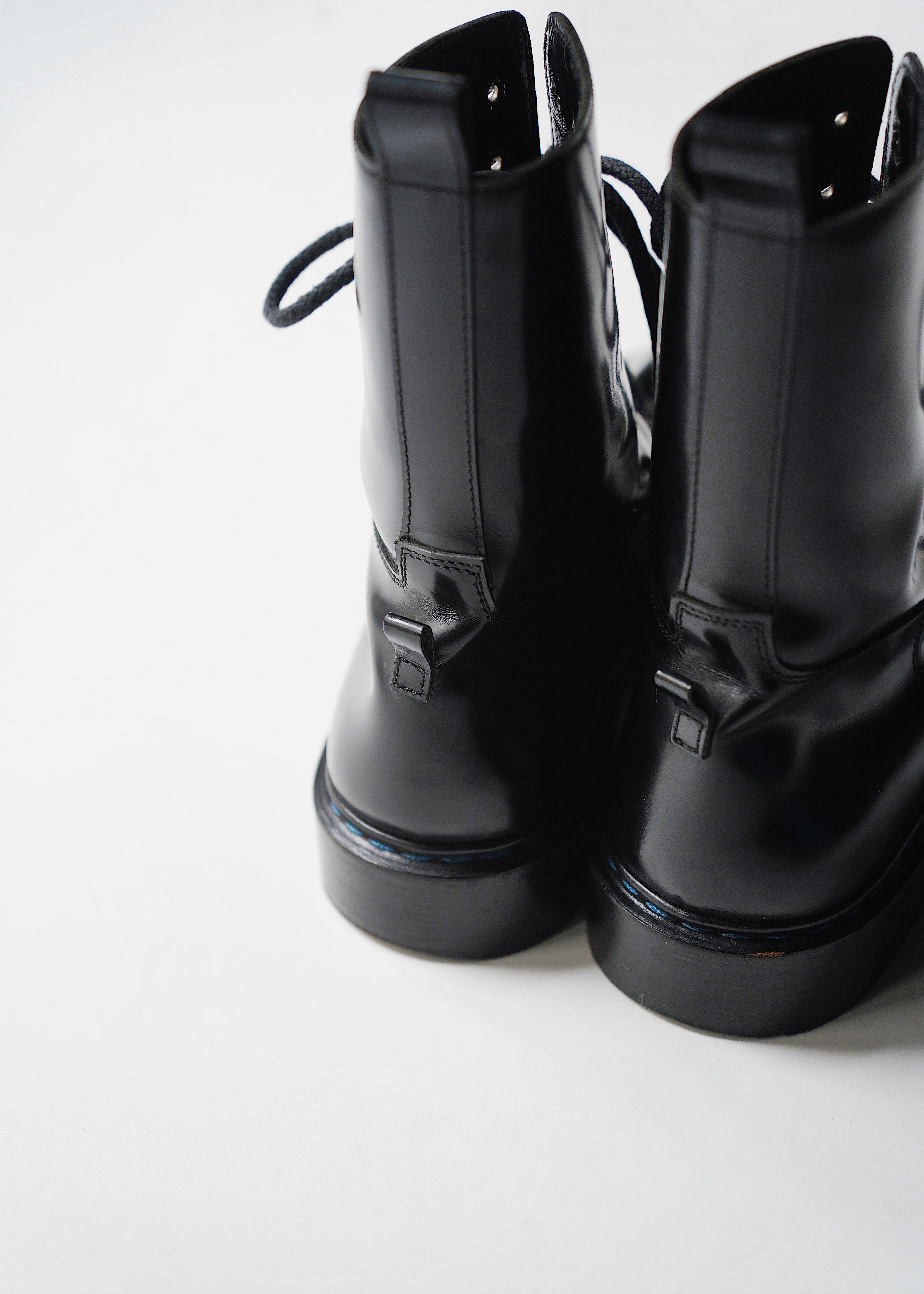 BALENCIAGA by Nicolas Ghesquiere 08SS lace up leather boots