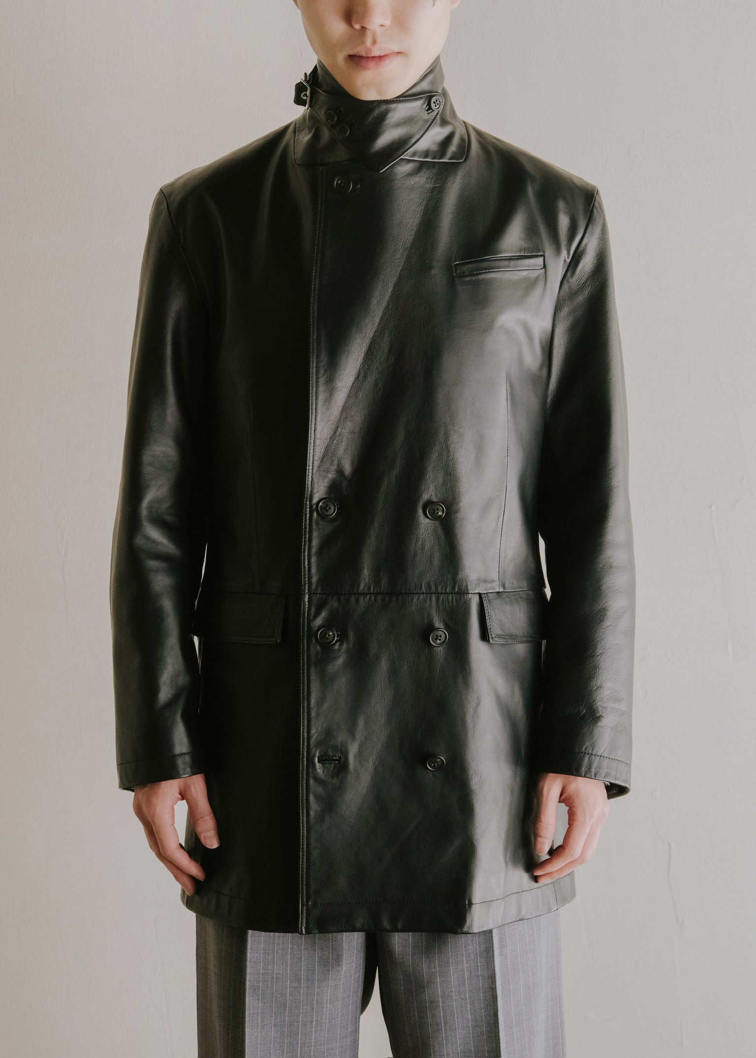 SASAKI SATORU 26SS double breasted long jacket