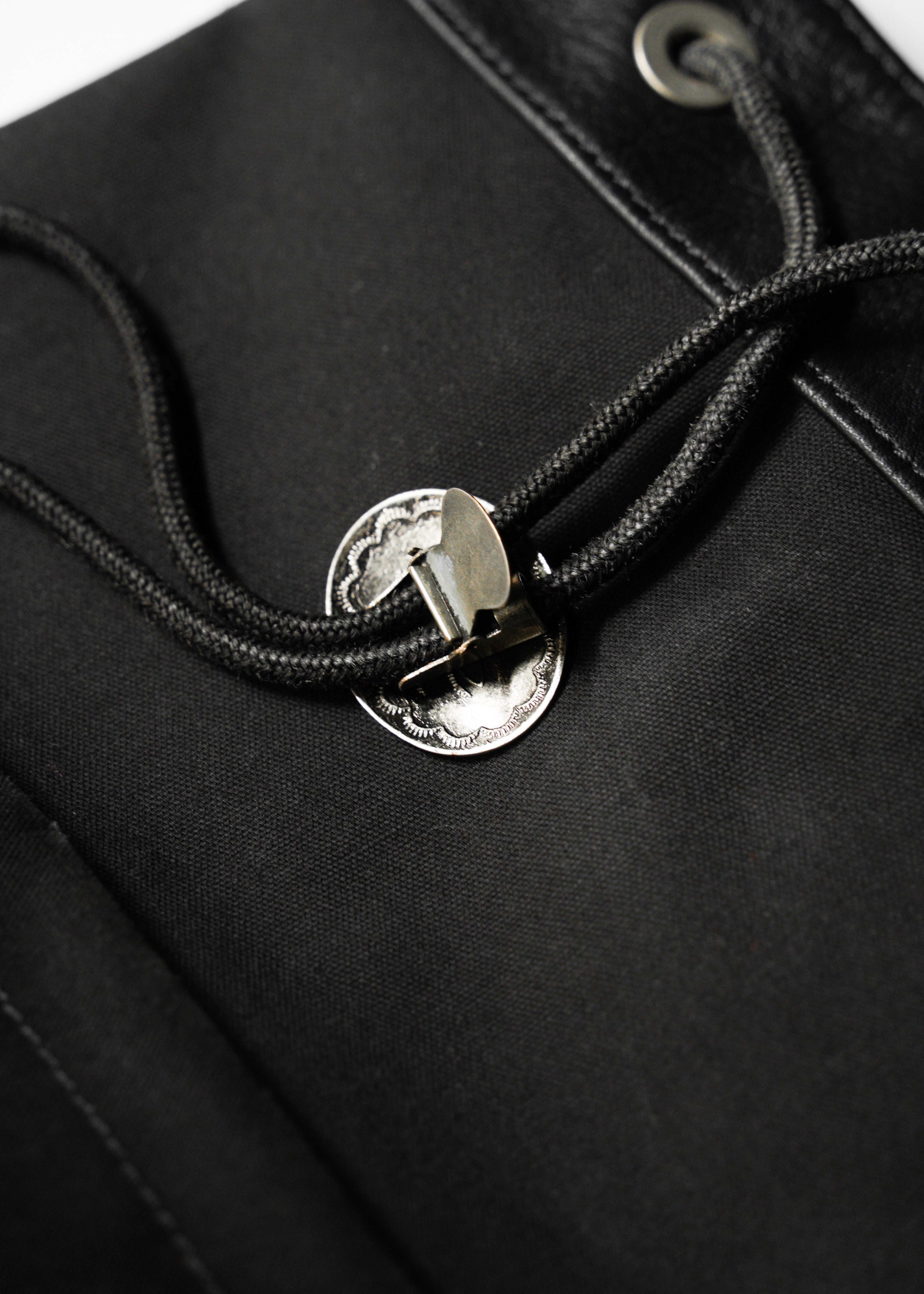 90-00’s ages b. VOYAGE switching leather bonsac shoulder bag