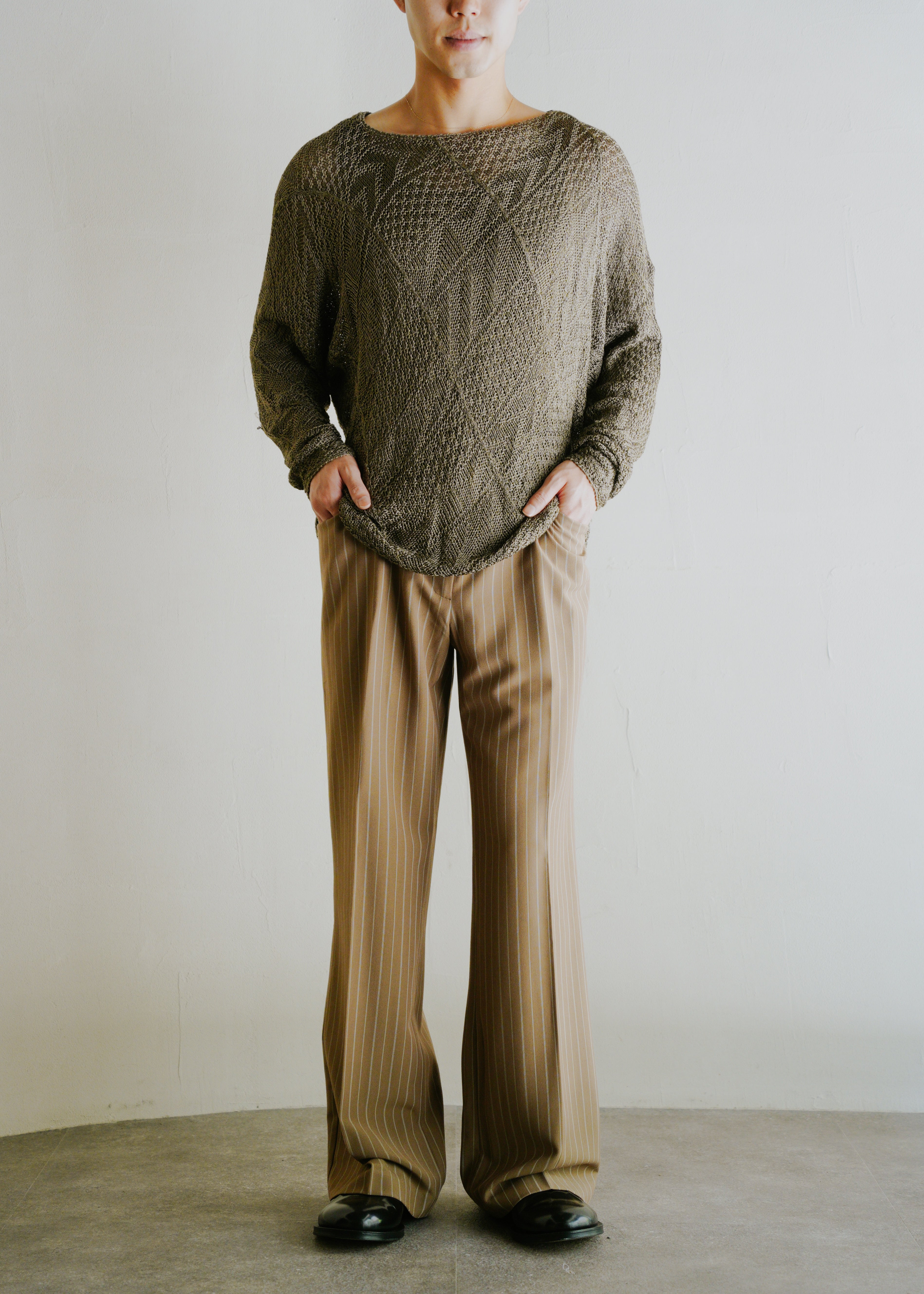 70-80's ISSEY MIYAKE dolman sleeves silk lace cut and sew