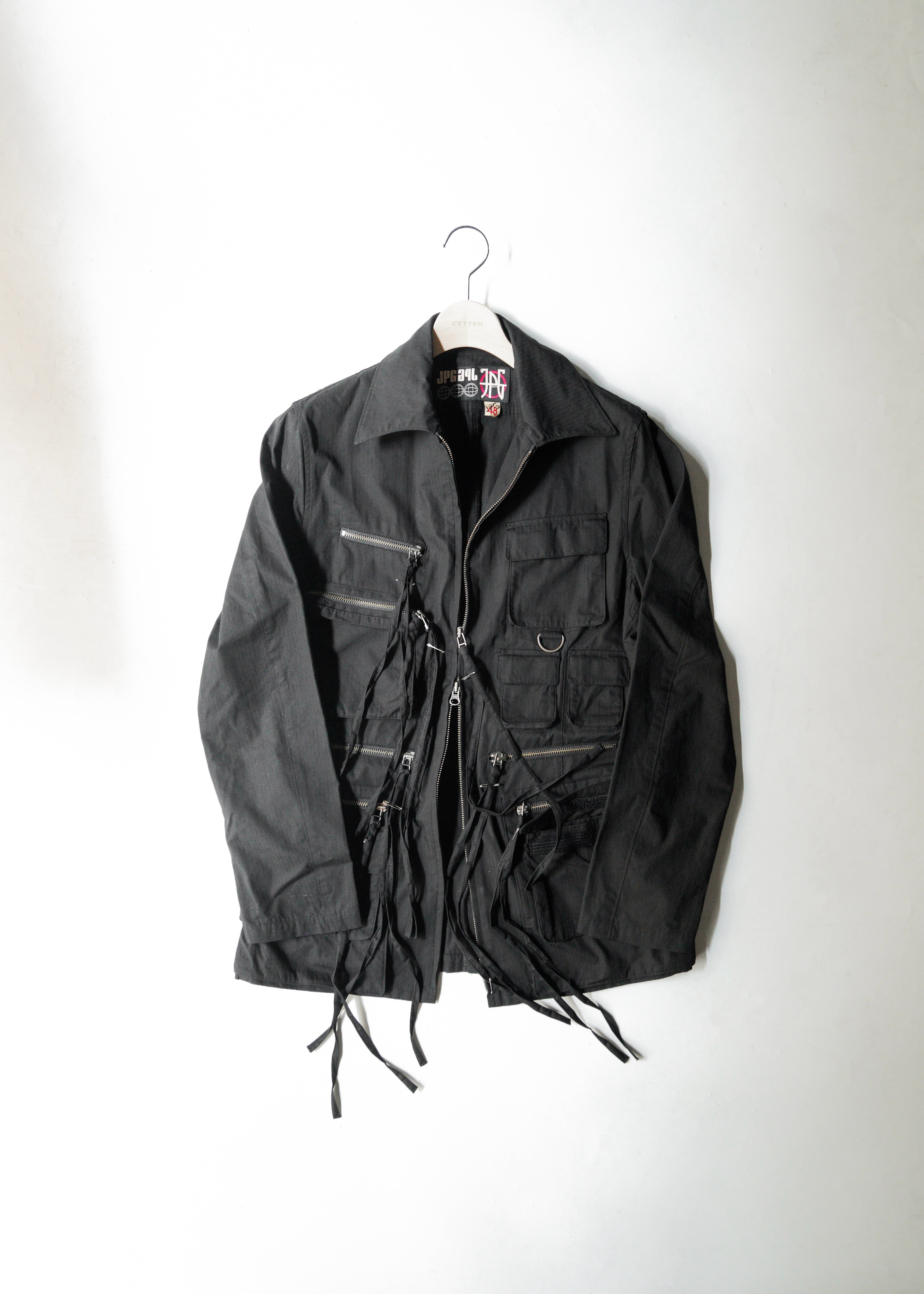 Jean Paul Gaultier ジャンポールゴルチエ 90年代 multi pocket double zip up コットン ジャケット メンズ