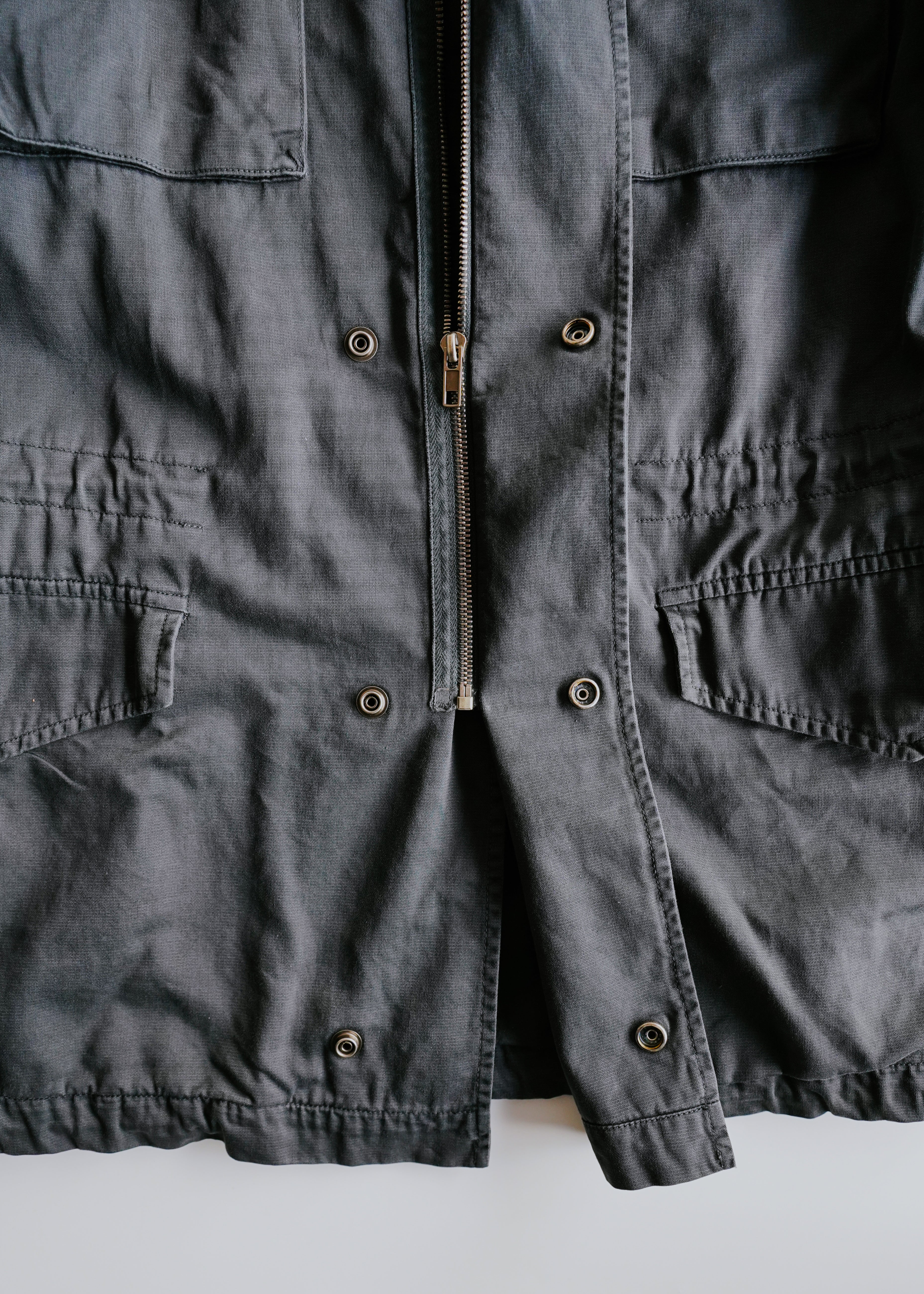 Martin Margiela 08SS fly-front military jacket