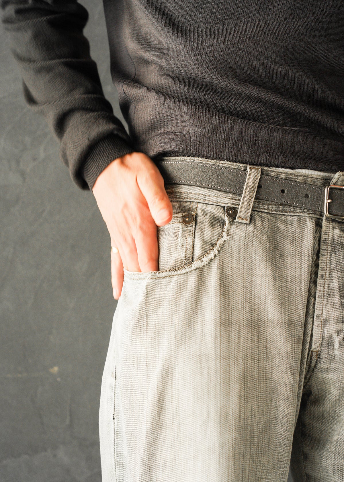 00’s EMPORIO ARMANI wide straight jeans