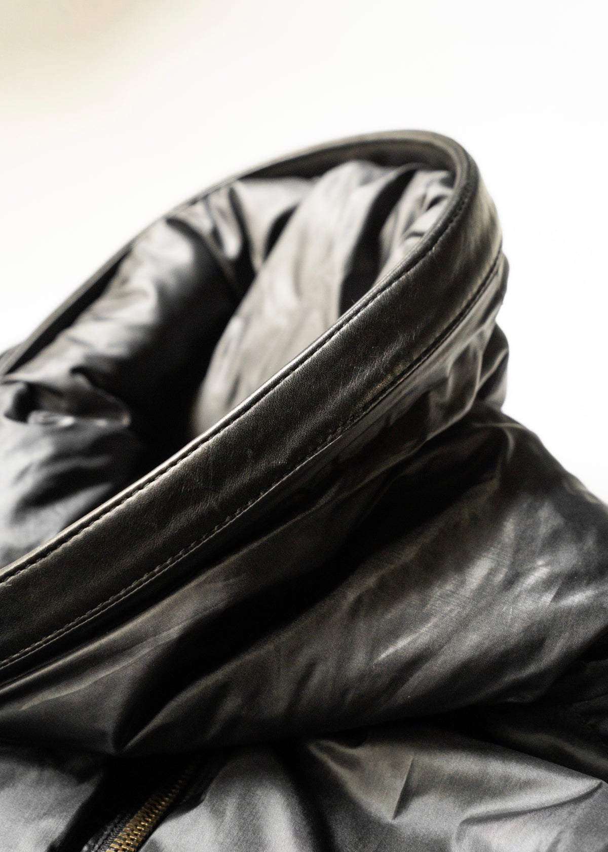 DIRK BIKKEMBERGS 99AW space collar zip up nylon jacket