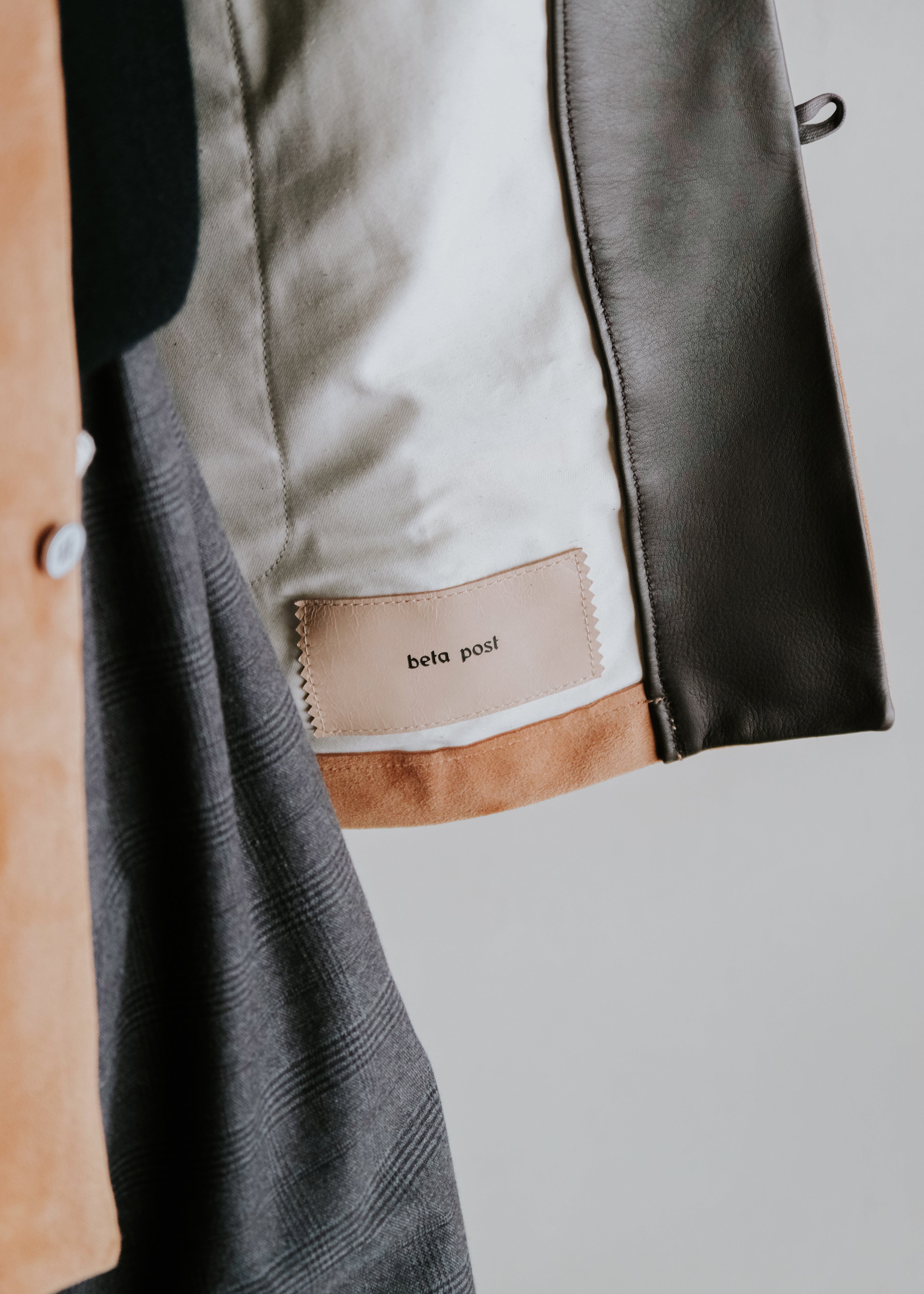 beta post ベータポスト 26AW ゴート スウェードレザー Suede Leather relax ジャケット Camel メンズ