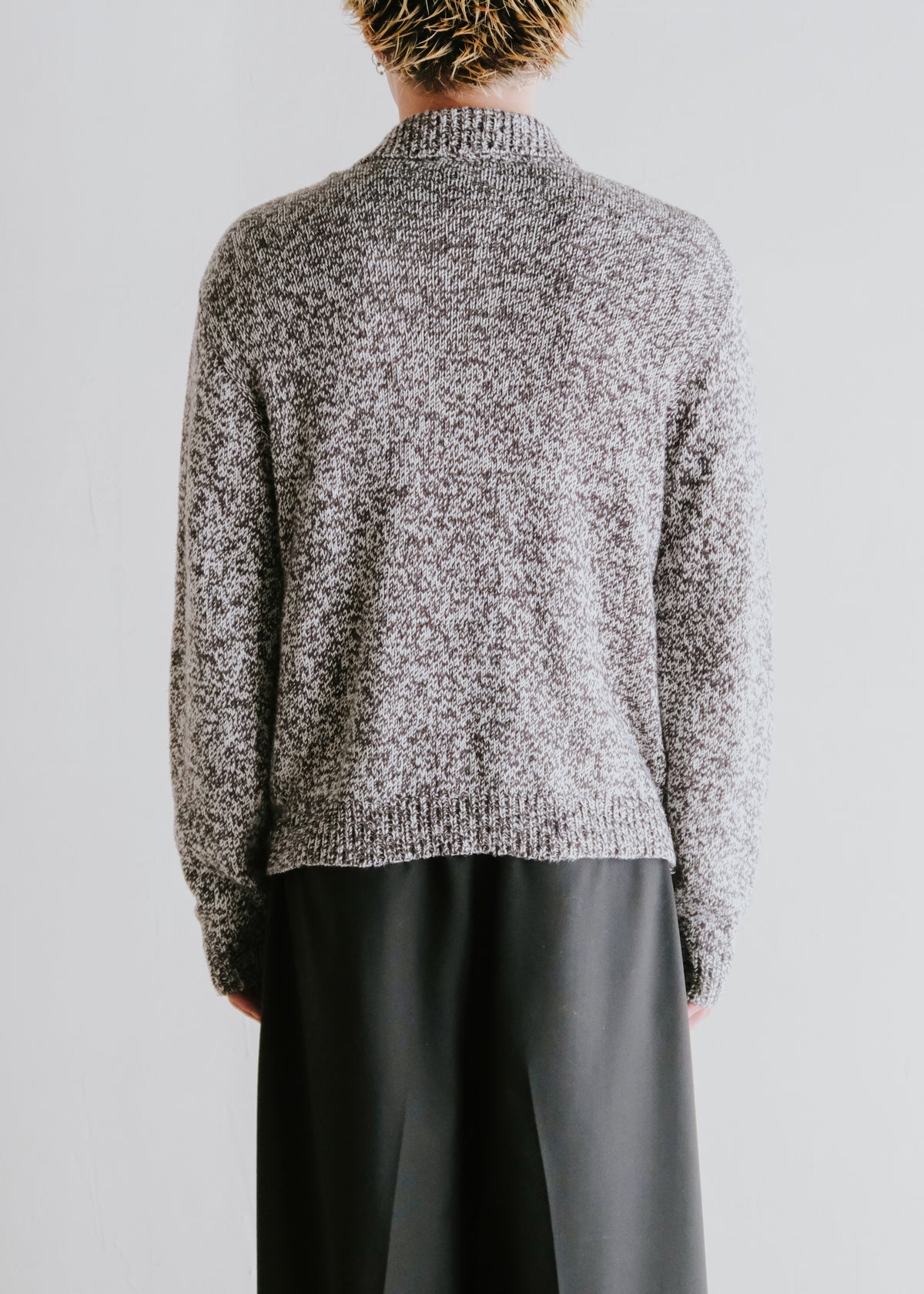 90's agnes b. homme marble drivers knit