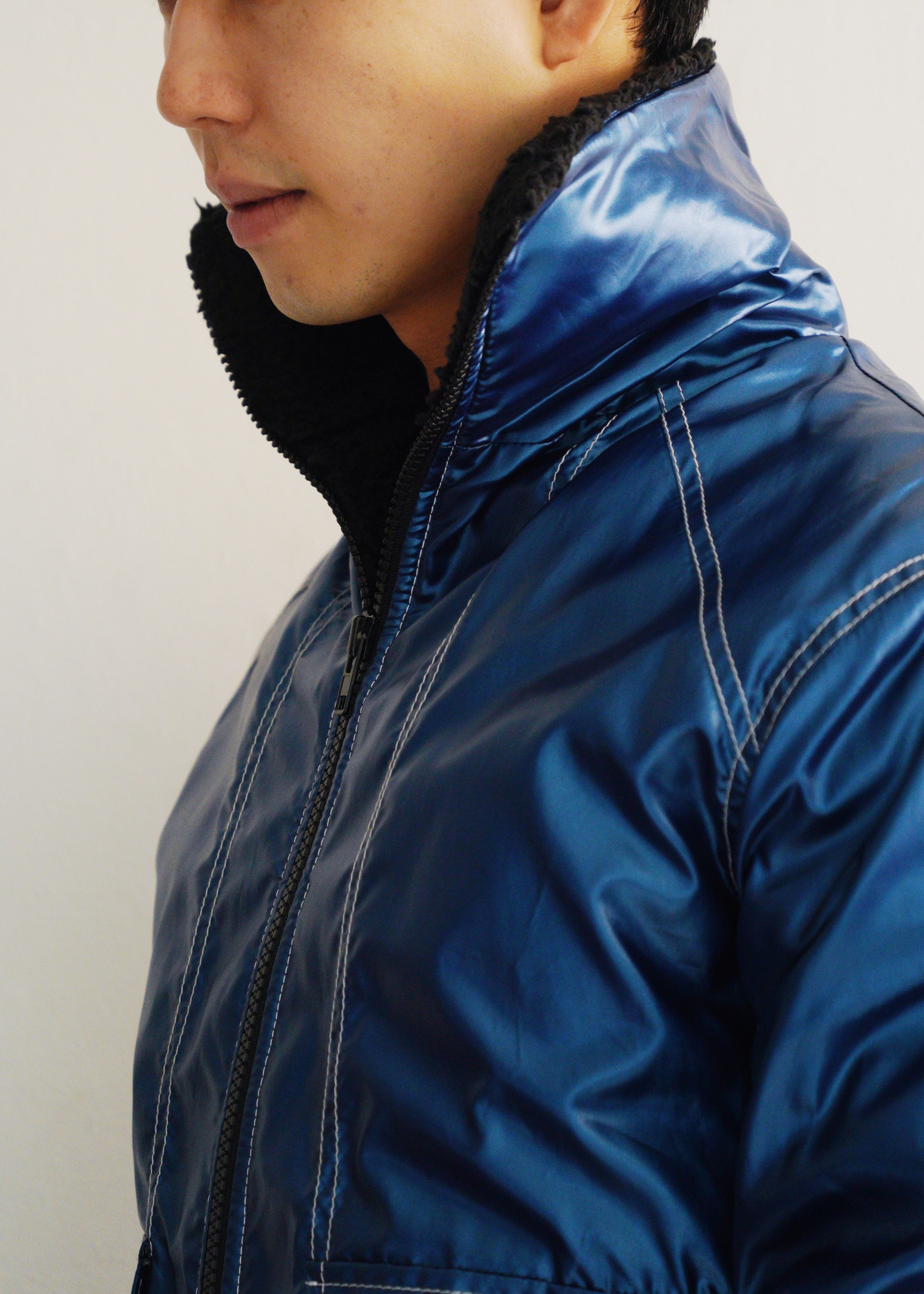 Martin Margiela 07FW nylon boa jacket