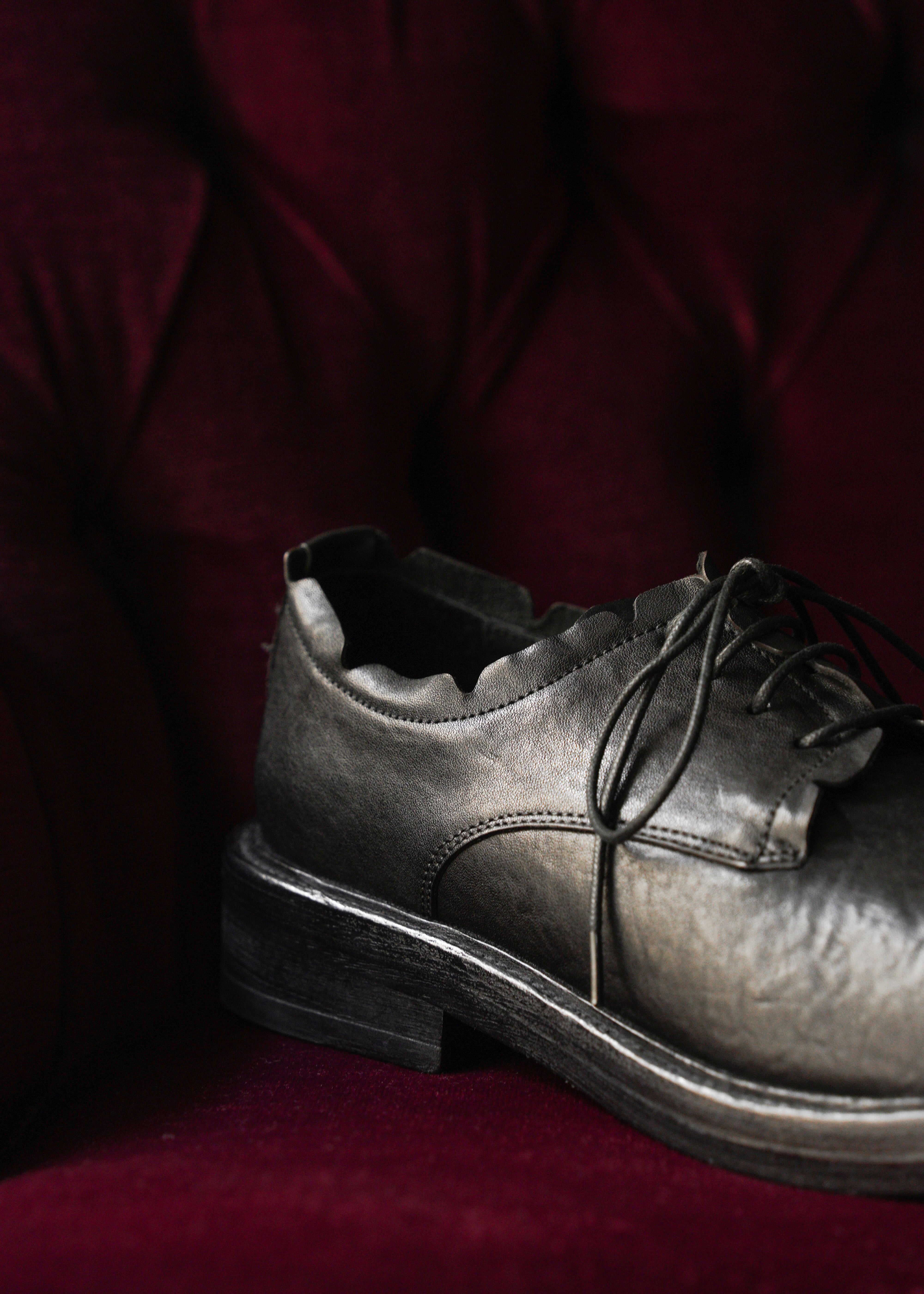 POST ARCHIVE FACTION 26SS Trimmed Derby / Matt Black