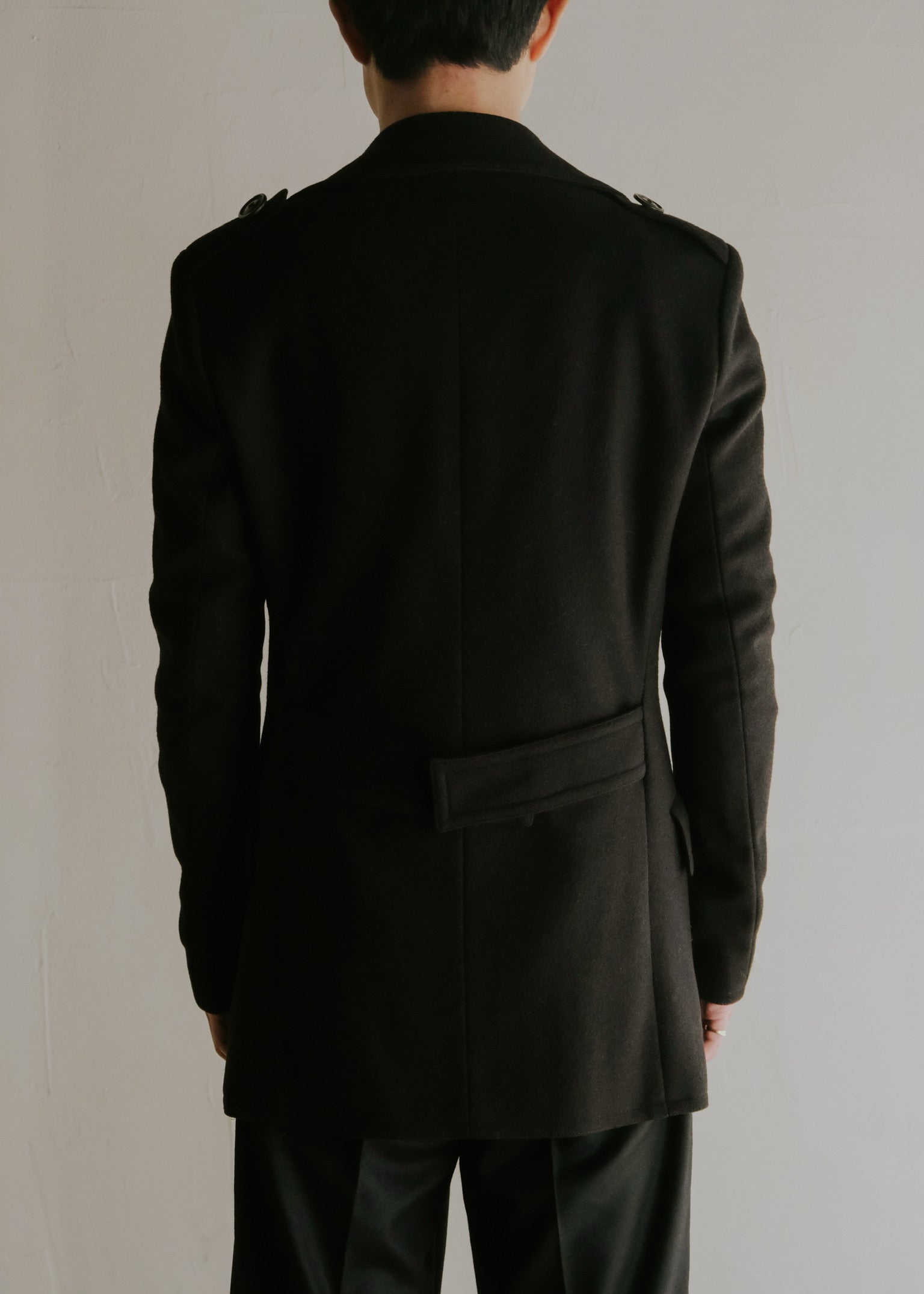 Martin Margiela 05AW wool military P coat