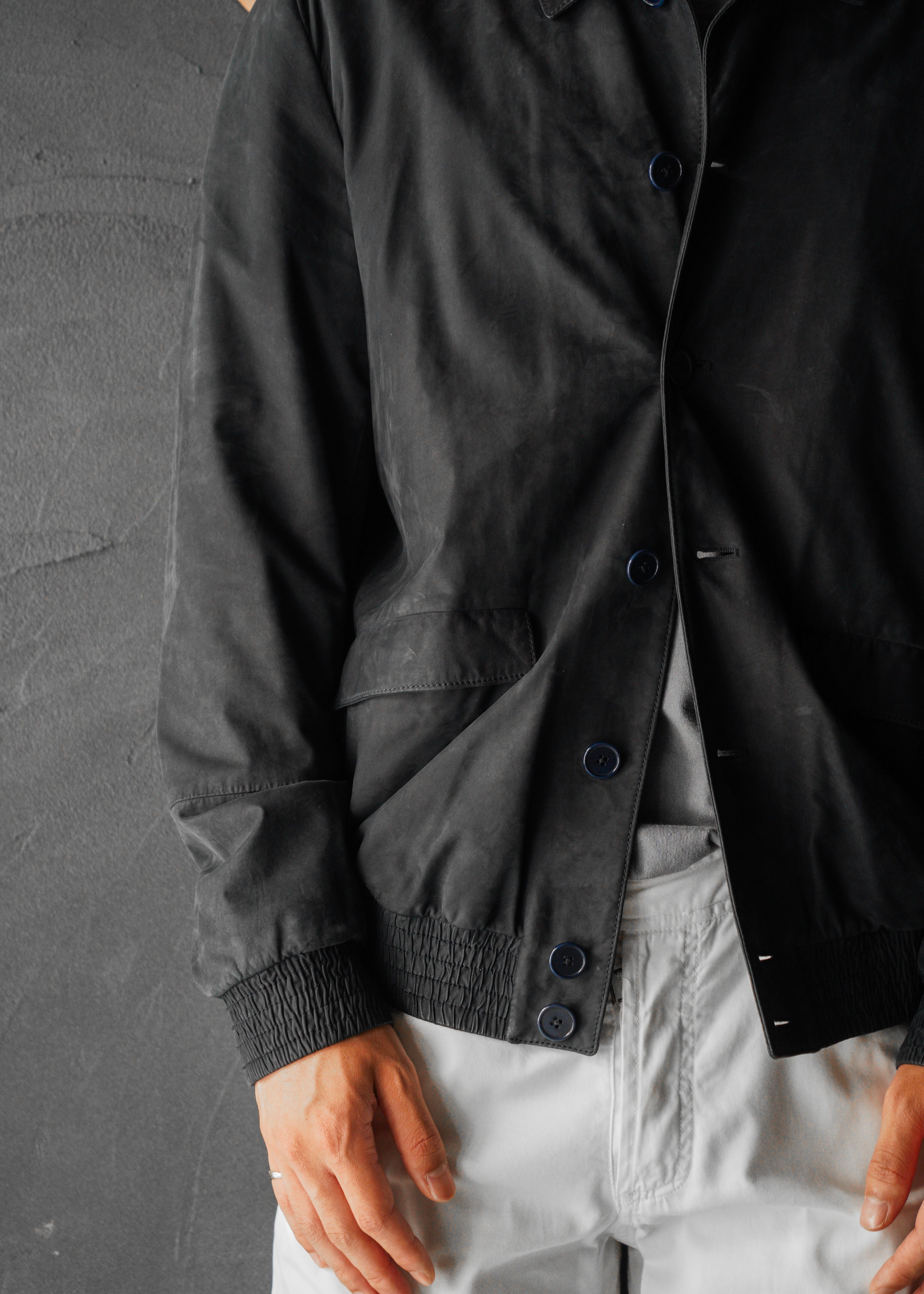 00-10’s BOTTEGA VENETA suede leather field jacket