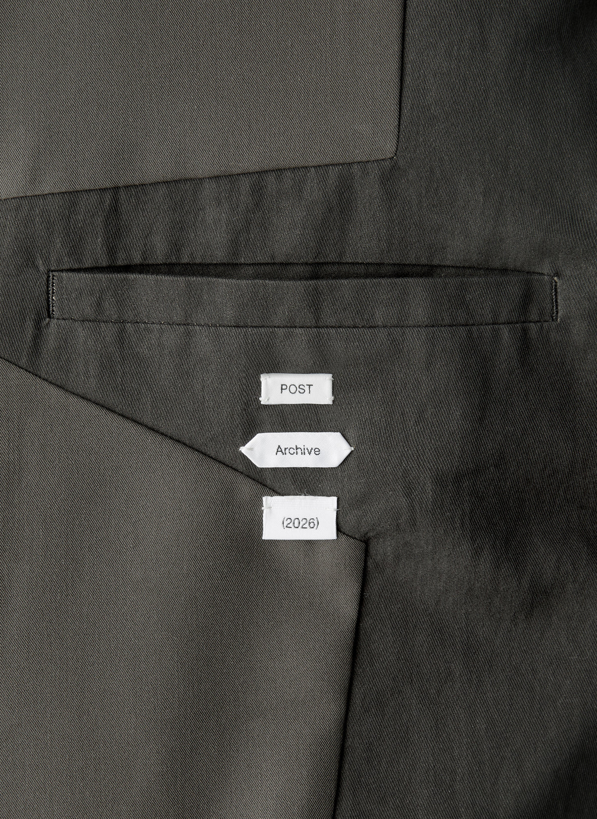 POST ARCHIVE FACTION 26SS Trimmed Coat / Earth