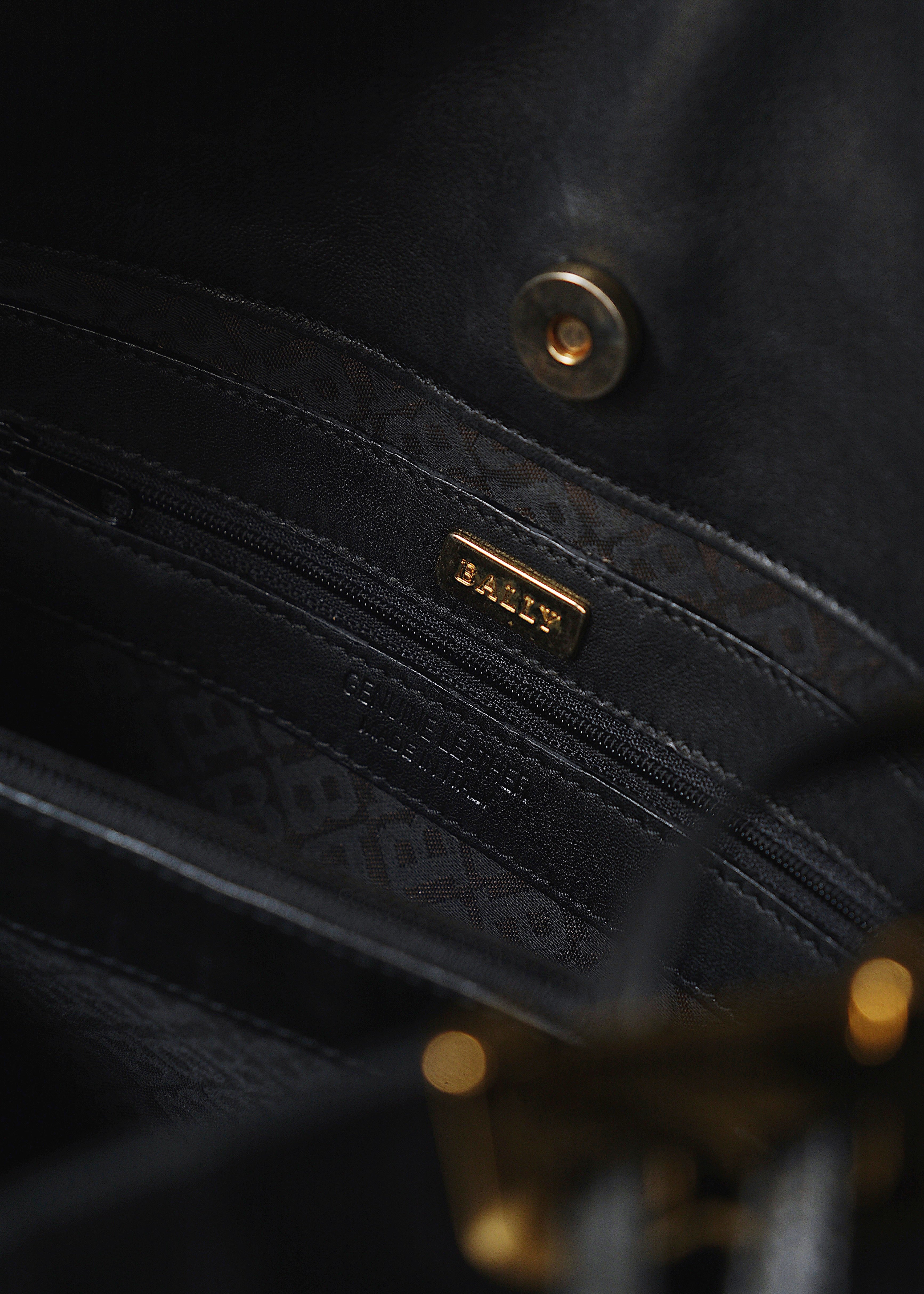 BALLY leather tote bag