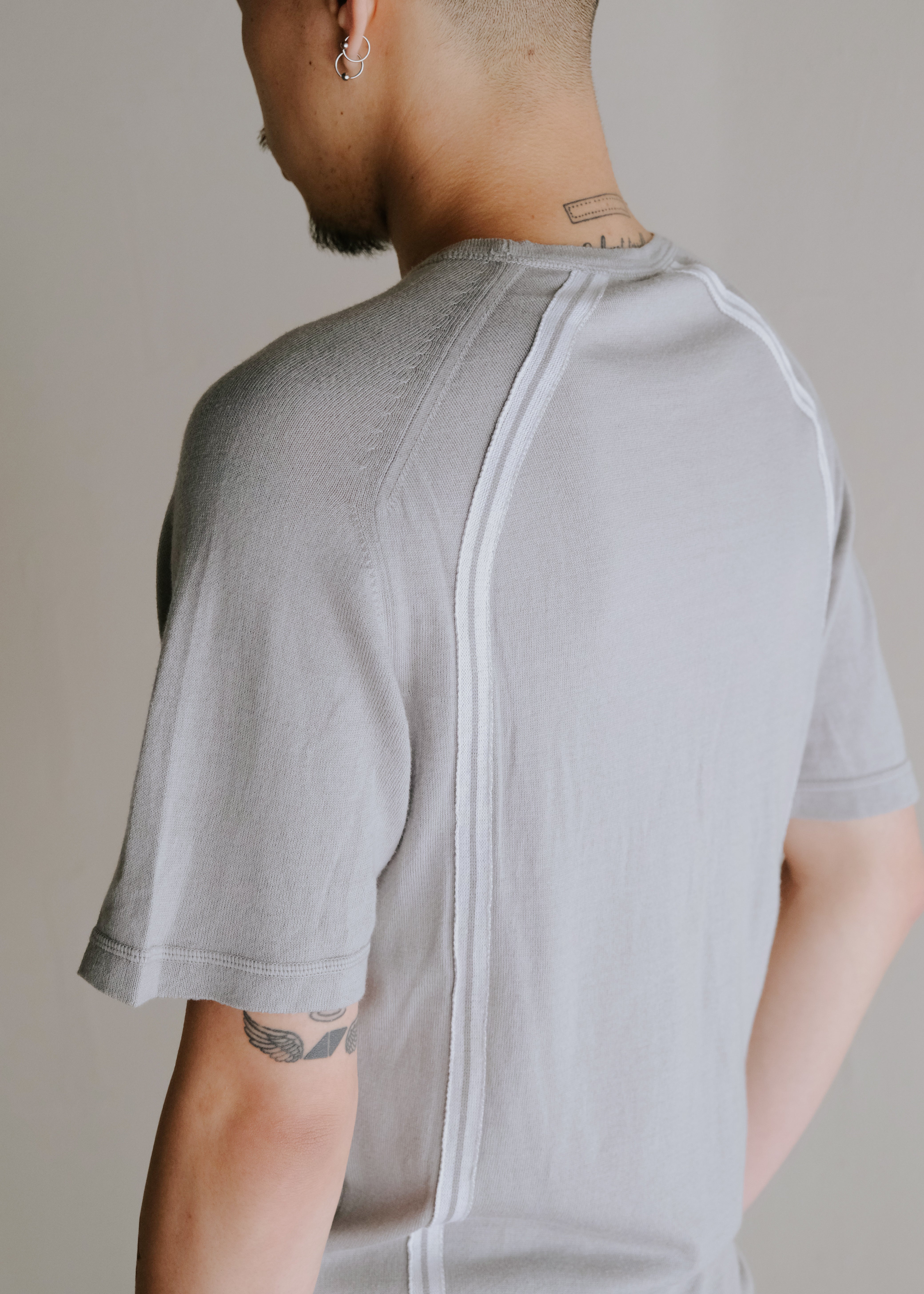 00's JIL SANDER raglan sleeve knit T shirt