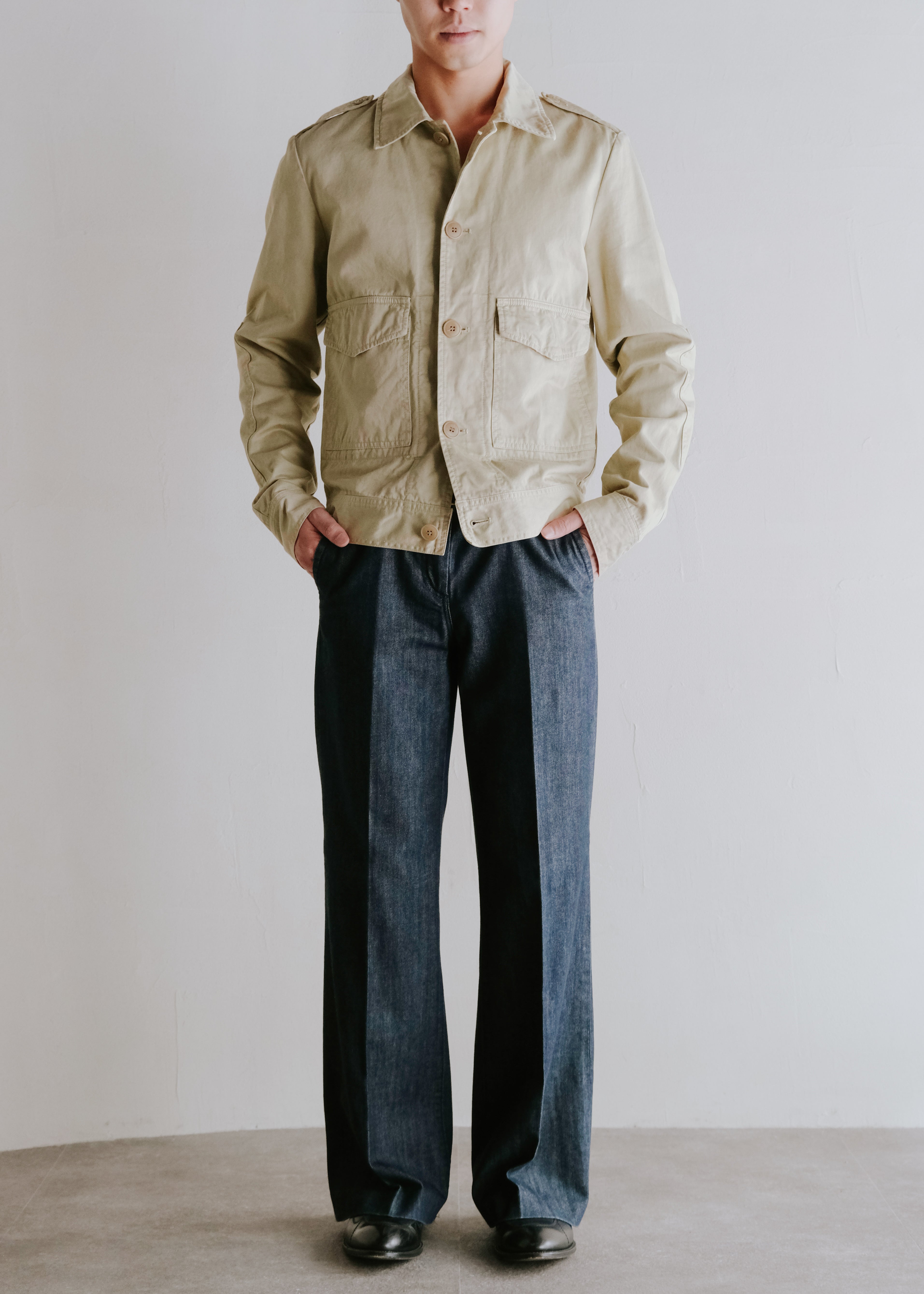 Martin Margiela 04SS cotton military jacket