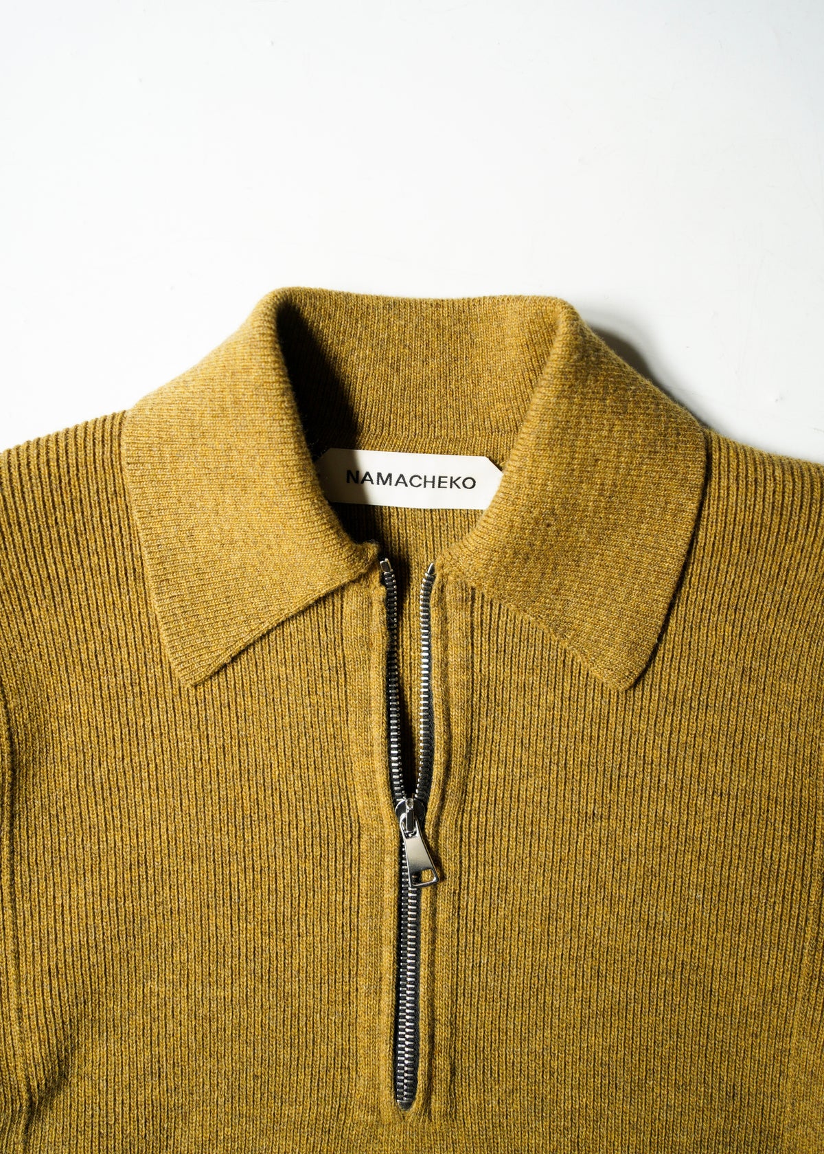 NAMACHEKO 26AW MABEL POLO / OLIVE OIL