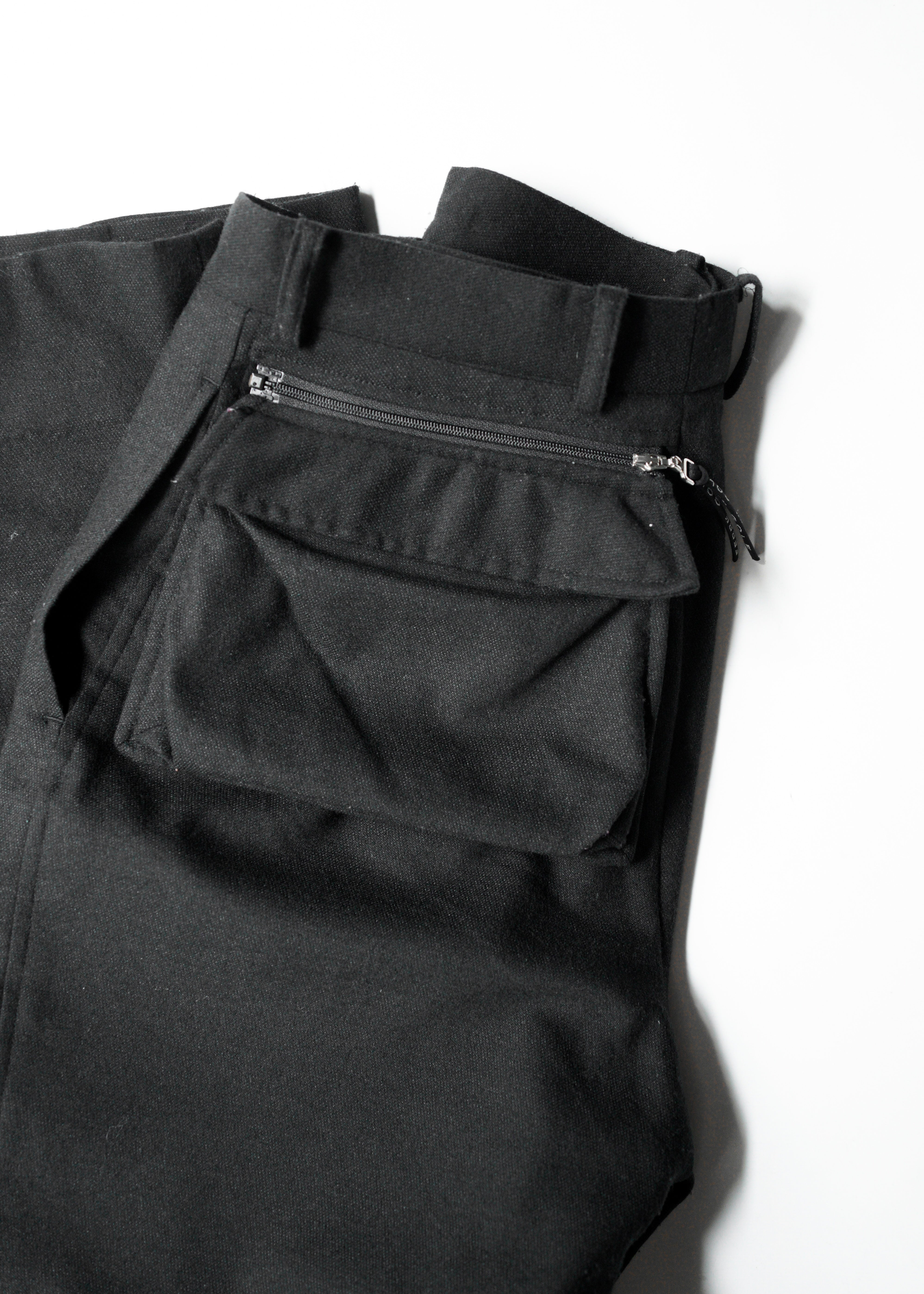 GIANFRANCO FERRE detachable pocket straight slacks