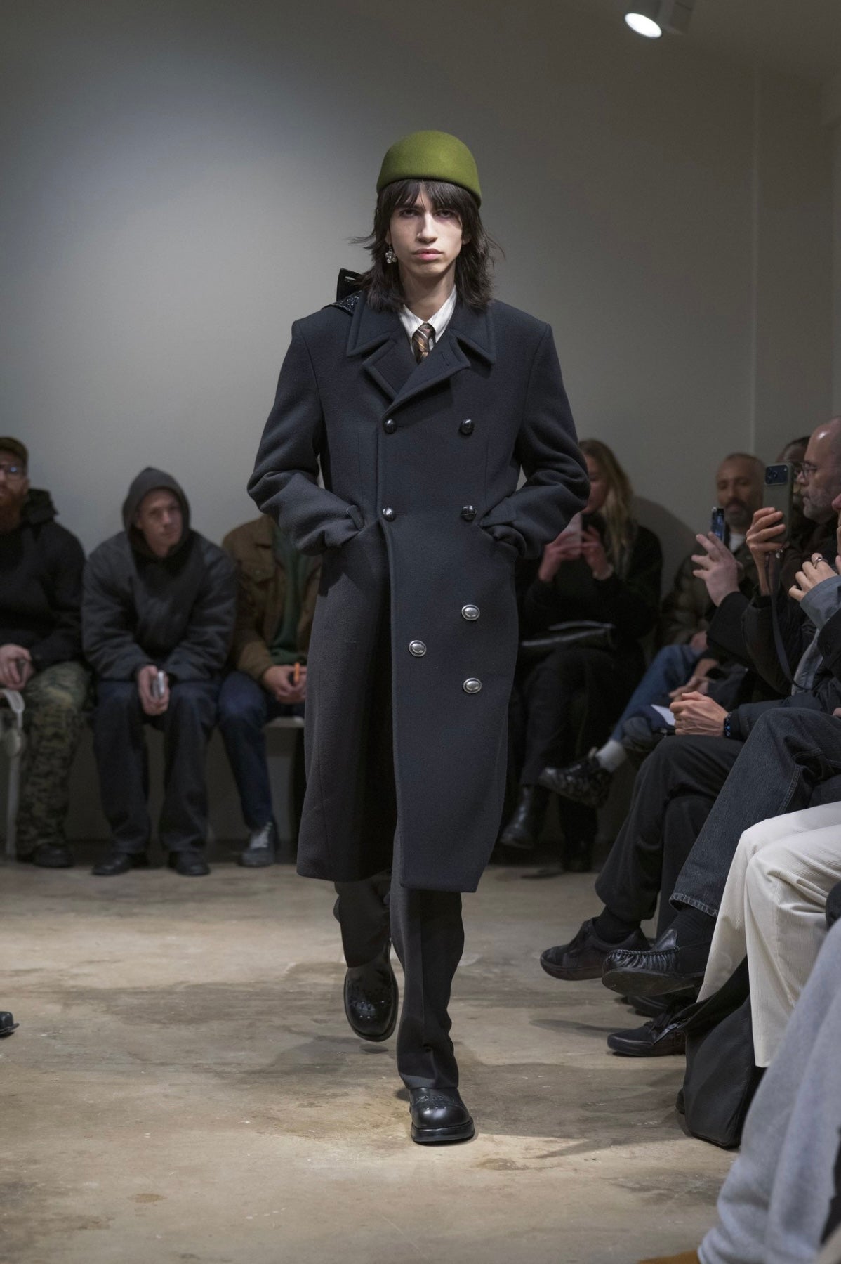 NAMACHEKO 26AW RAGNALL COAT / BLACK