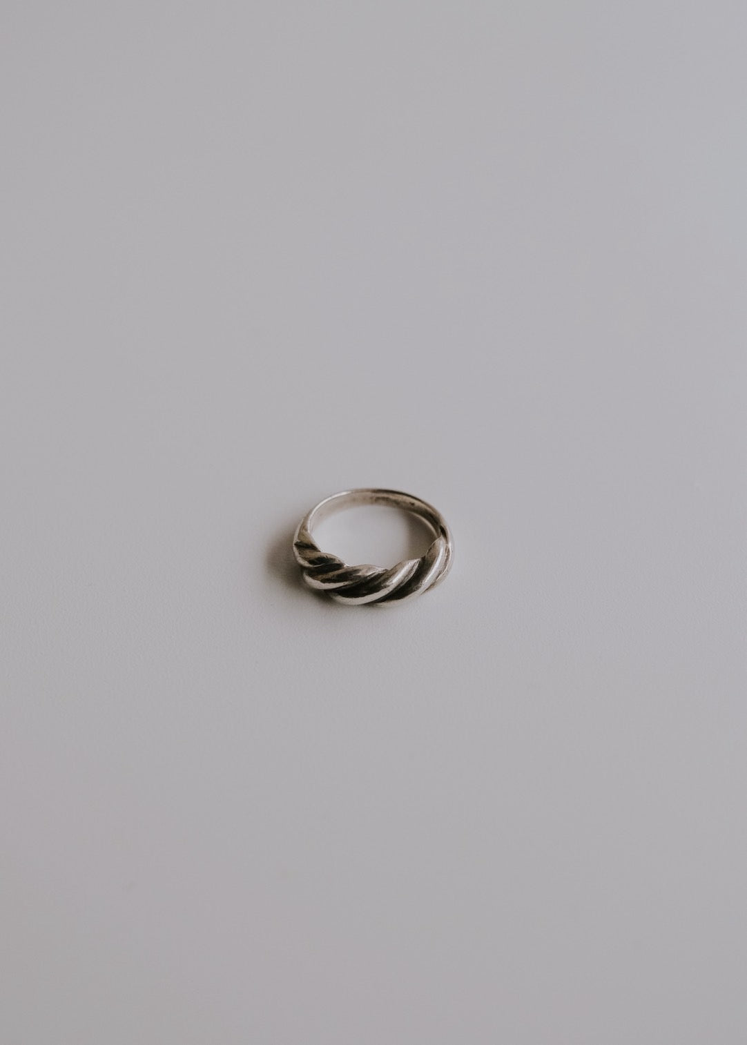 Silver 925 twisted ring
