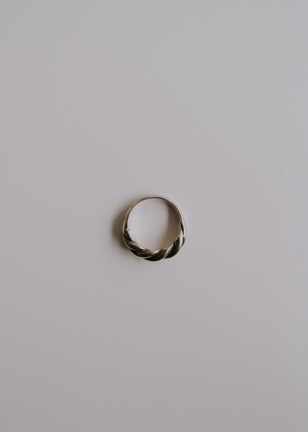 Silver 925 twisted ring